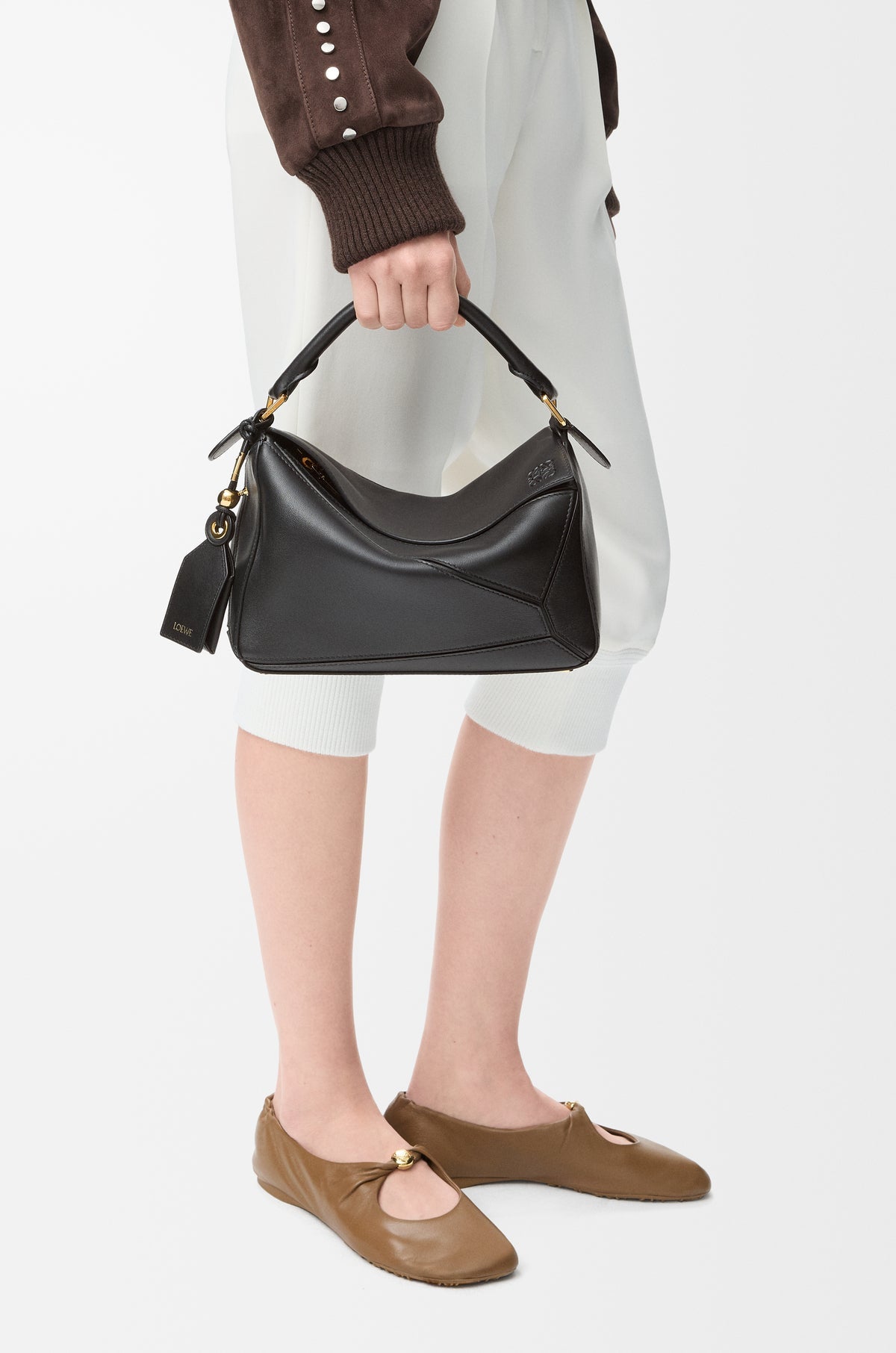 LOEWE Small Featherlight Puzzle bag in nappa lambskin