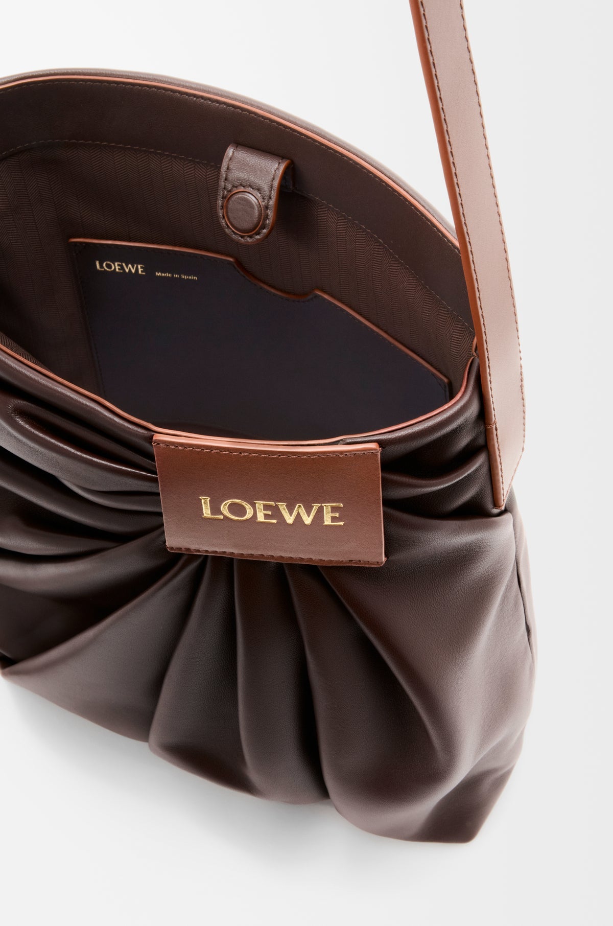 LOEWE Draped tote in mellow nappa lambskin