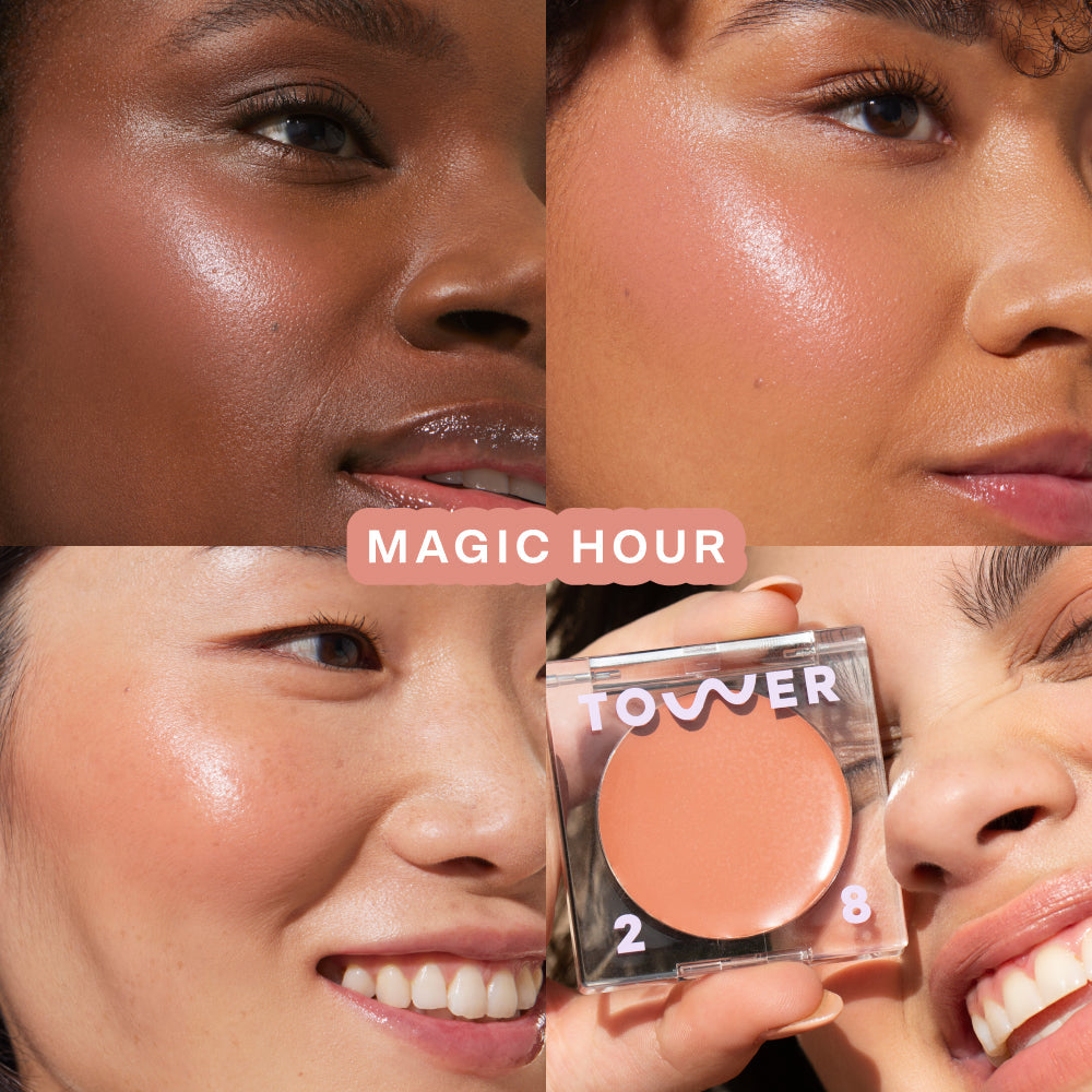 tower 28 beachplease cream blush magic hour