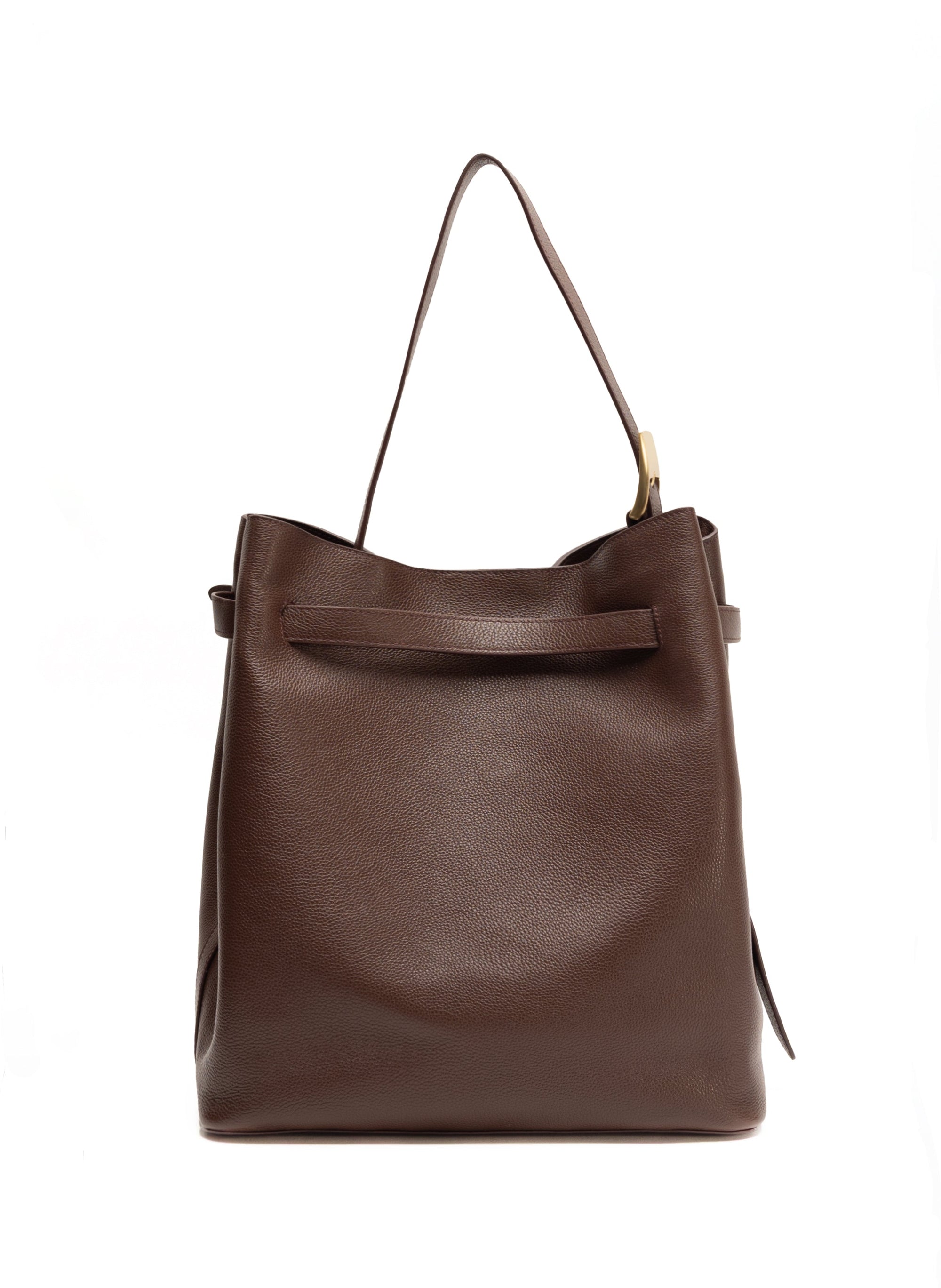 Elleme Belt Bag Pebbled Leather Dark Brown