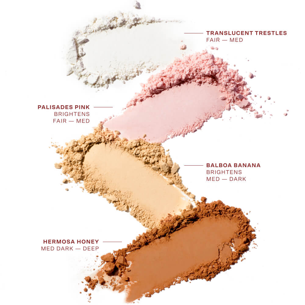 tower 28 getset® pressed powder balboa banana