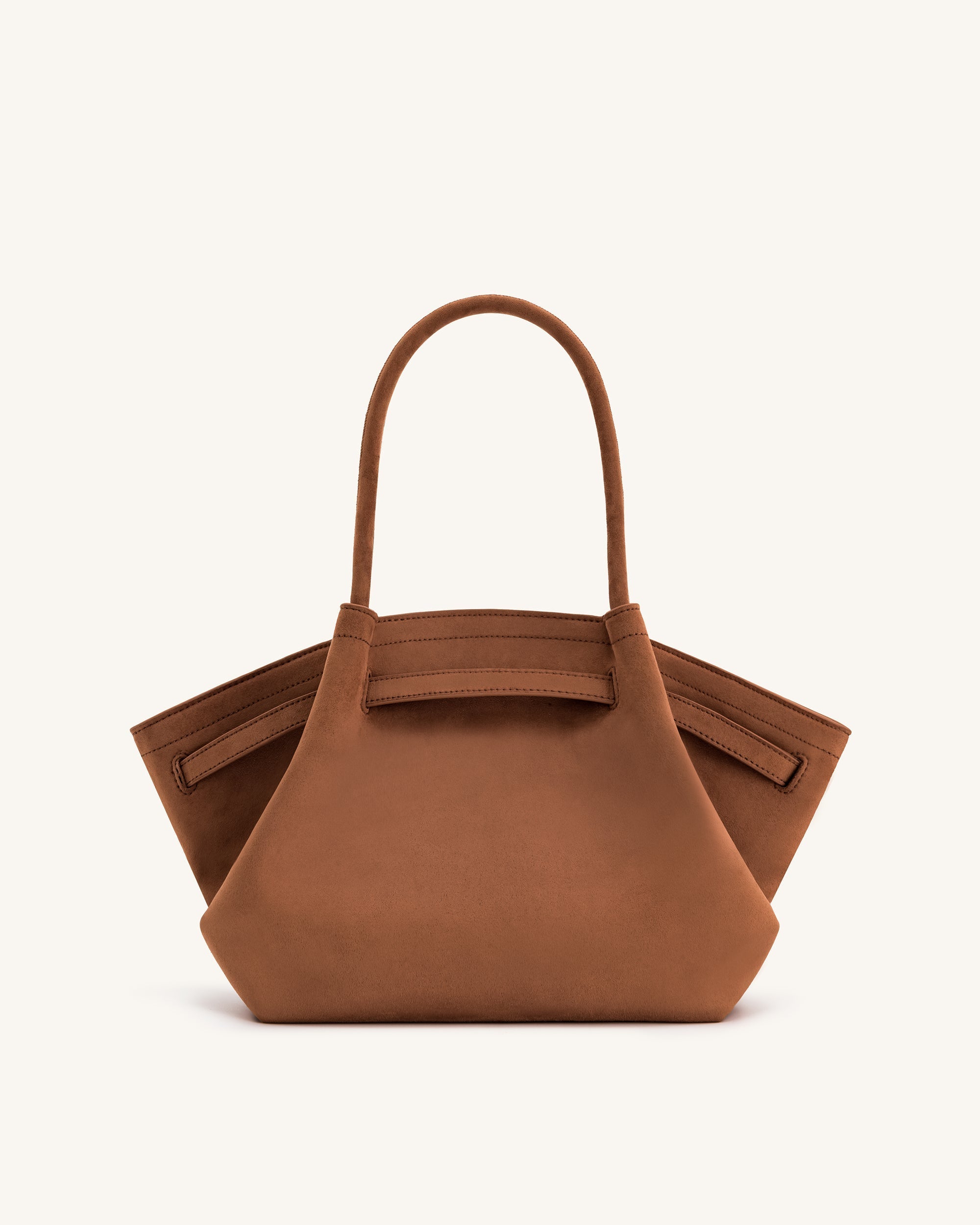 JW PEI Hana Medium Faux Suede Tote Bag - Brown