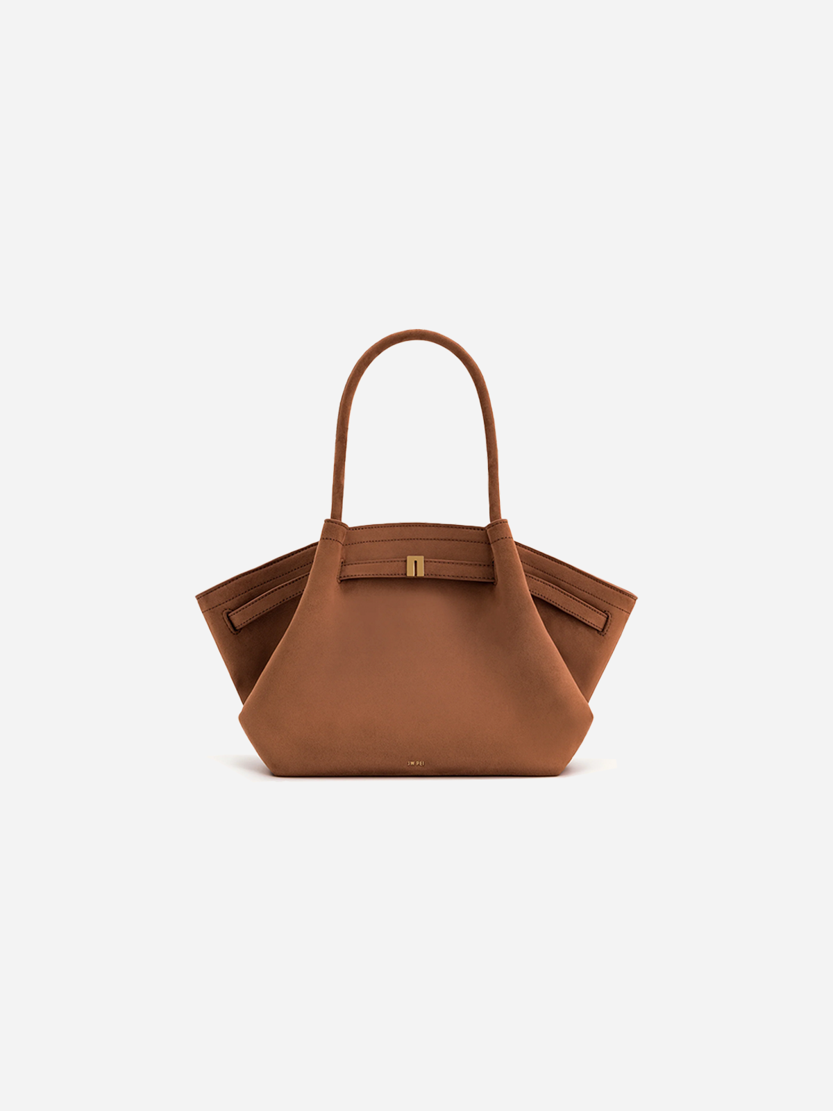 JW PEI Hana Medium Faux Suede Tote Bag - Brown