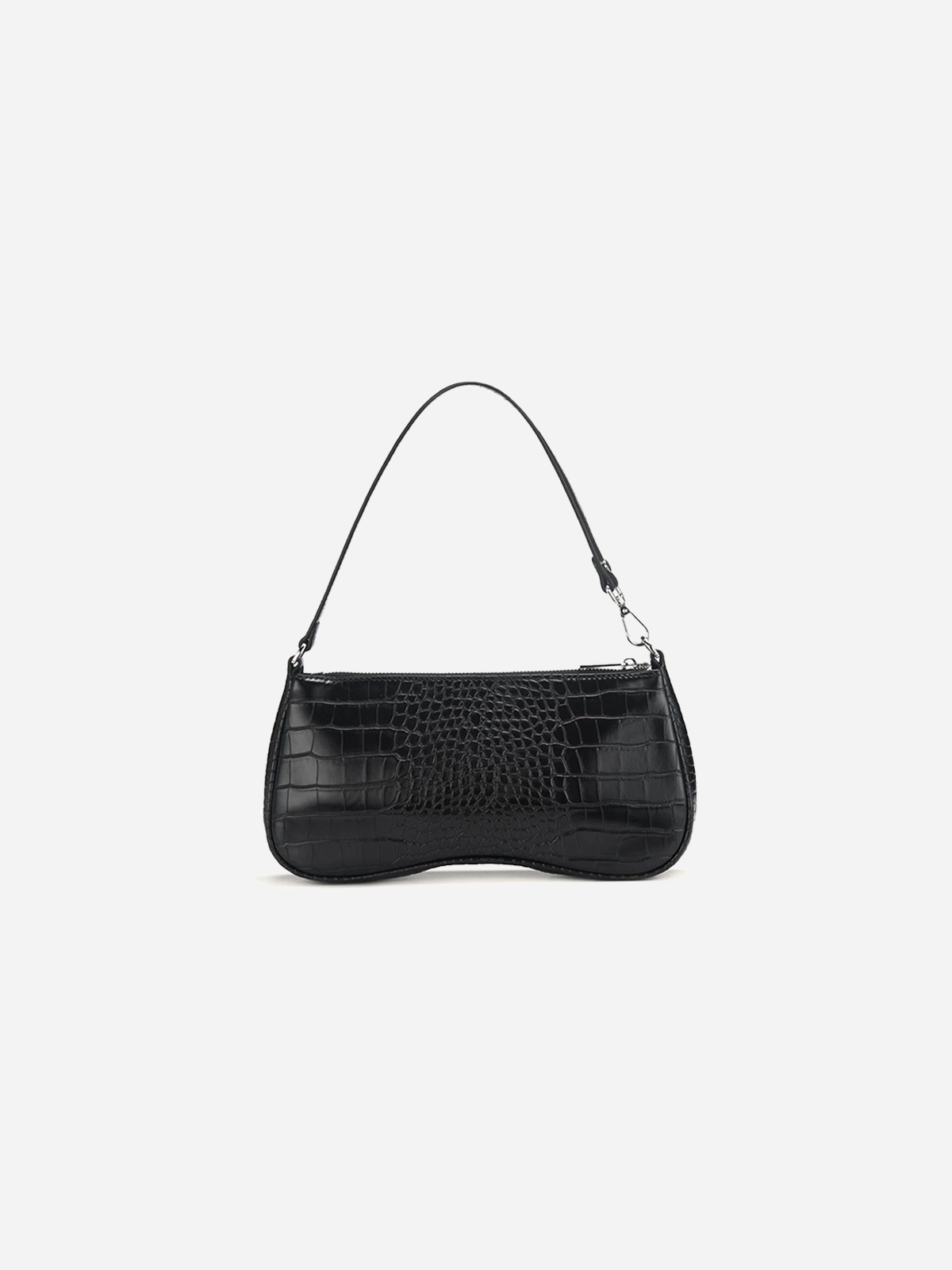 JW PEI Eva Shoulder Handbag - Black Croc