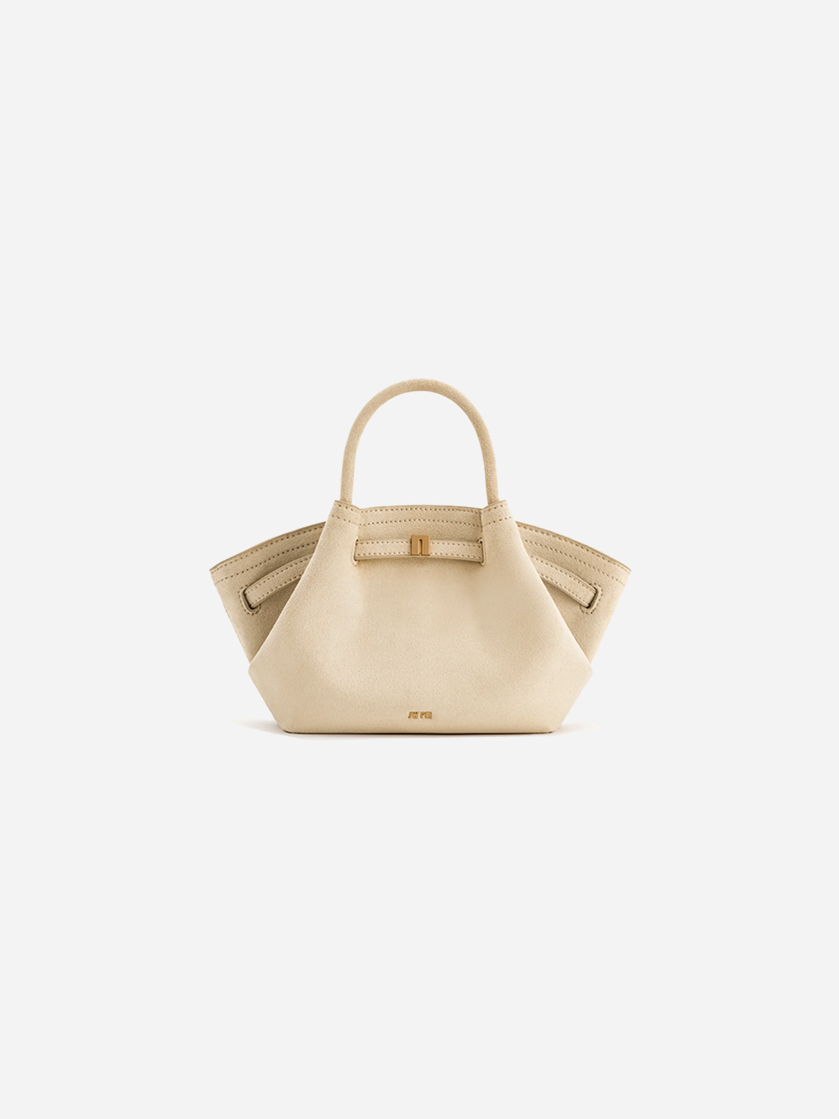 JW PEI Hana Mini Faux Suede Tote Bag - Off White