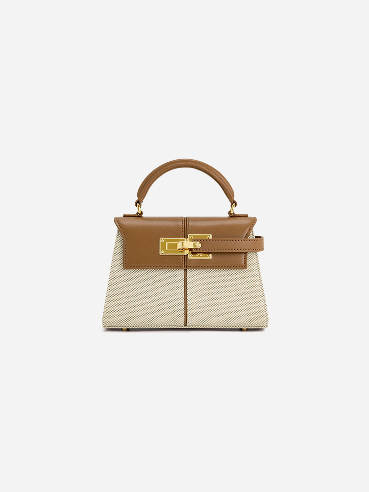 JW PEI Elise Top Handle Bag - Brown Canvas