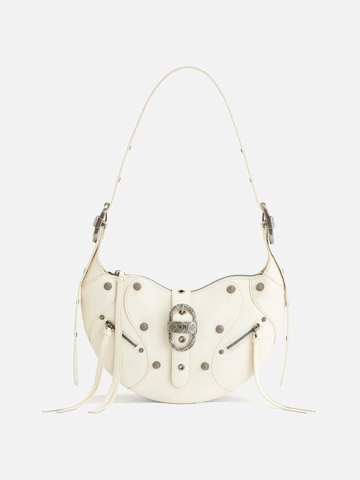 JW PEI Tessa Crushed Shoulder Bag - White