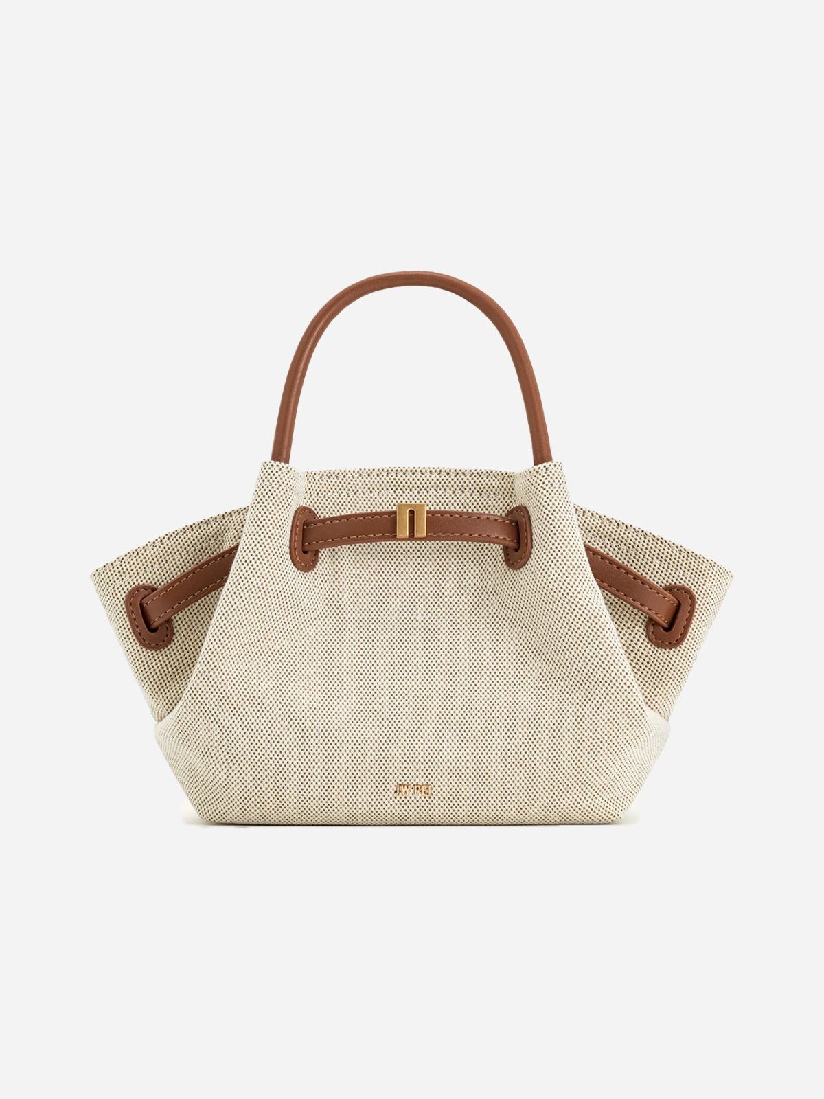 JW PEI Hana Mini Tote Bag - Brown Canvas