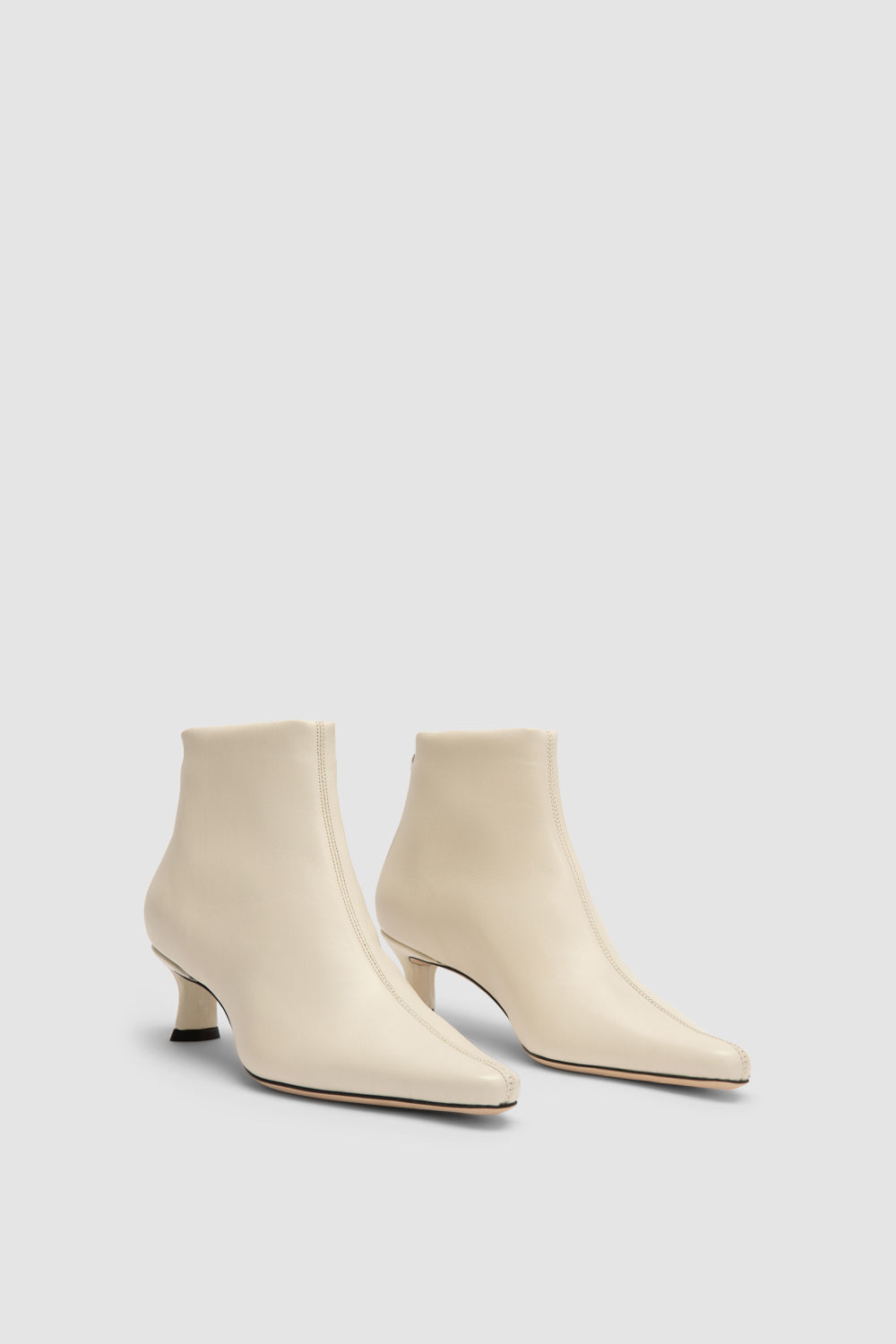 BY FAR Kitten Stevie 22 Limewash Stretch Nappa Leather Ankle Boot