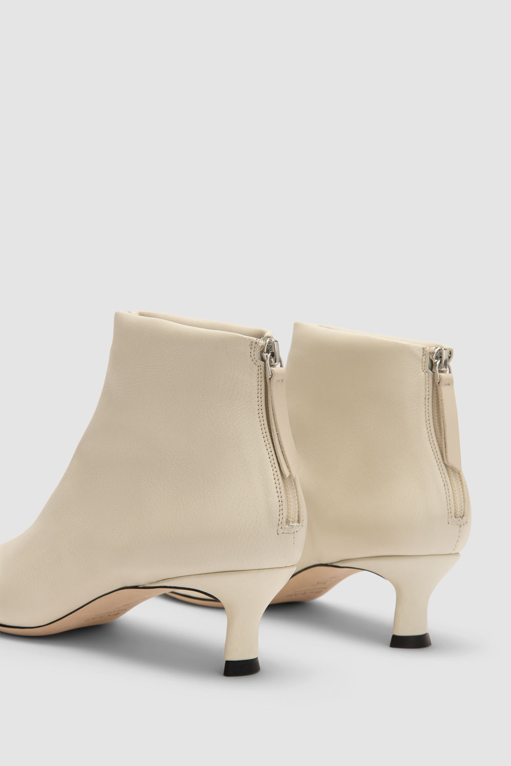 BY FAR Kitten Stevie 22 Limewash Stretch Nappa Leather Ankle Boot