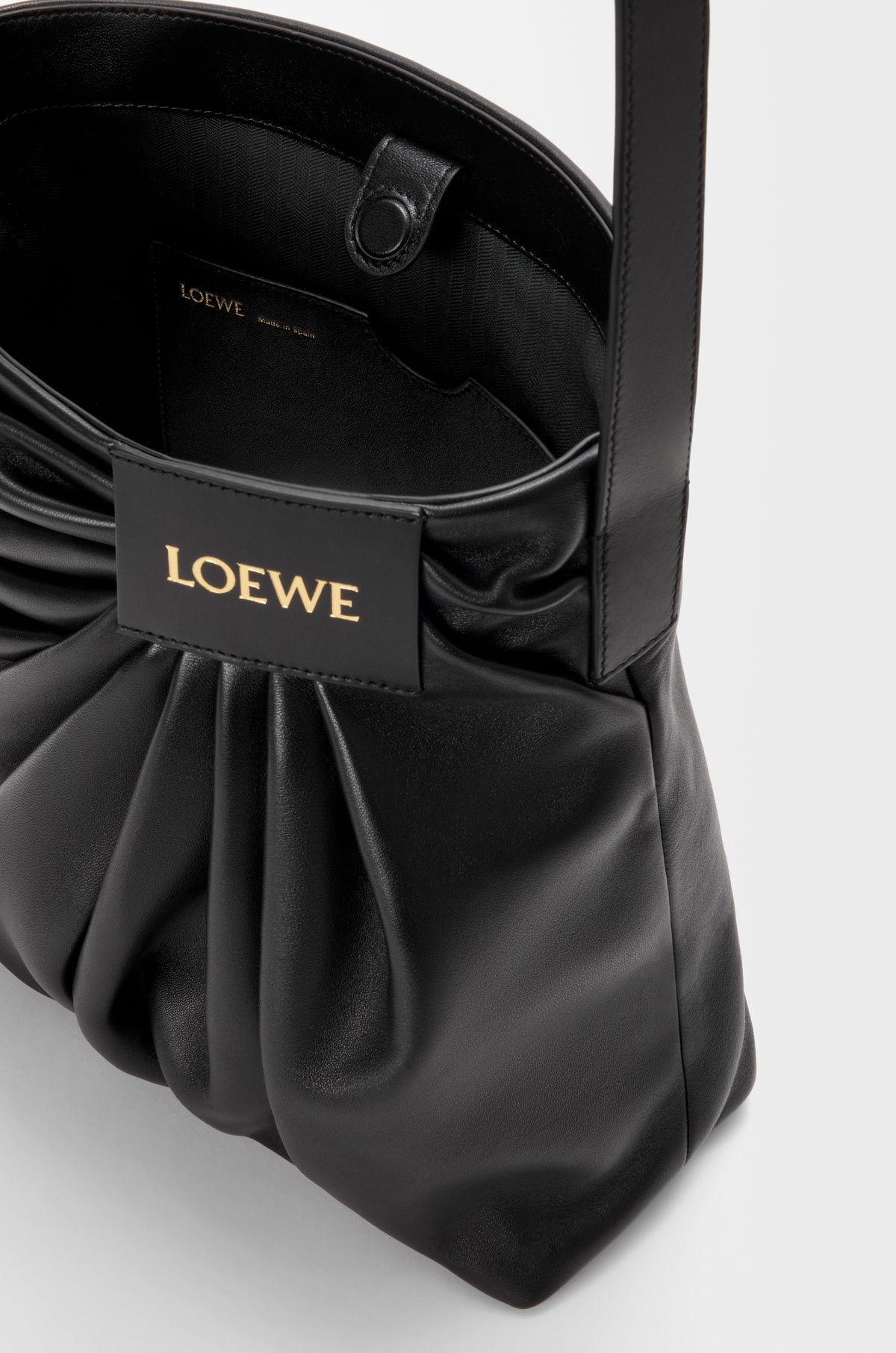 LOEWE Draped tote in mellow nappa lambskin