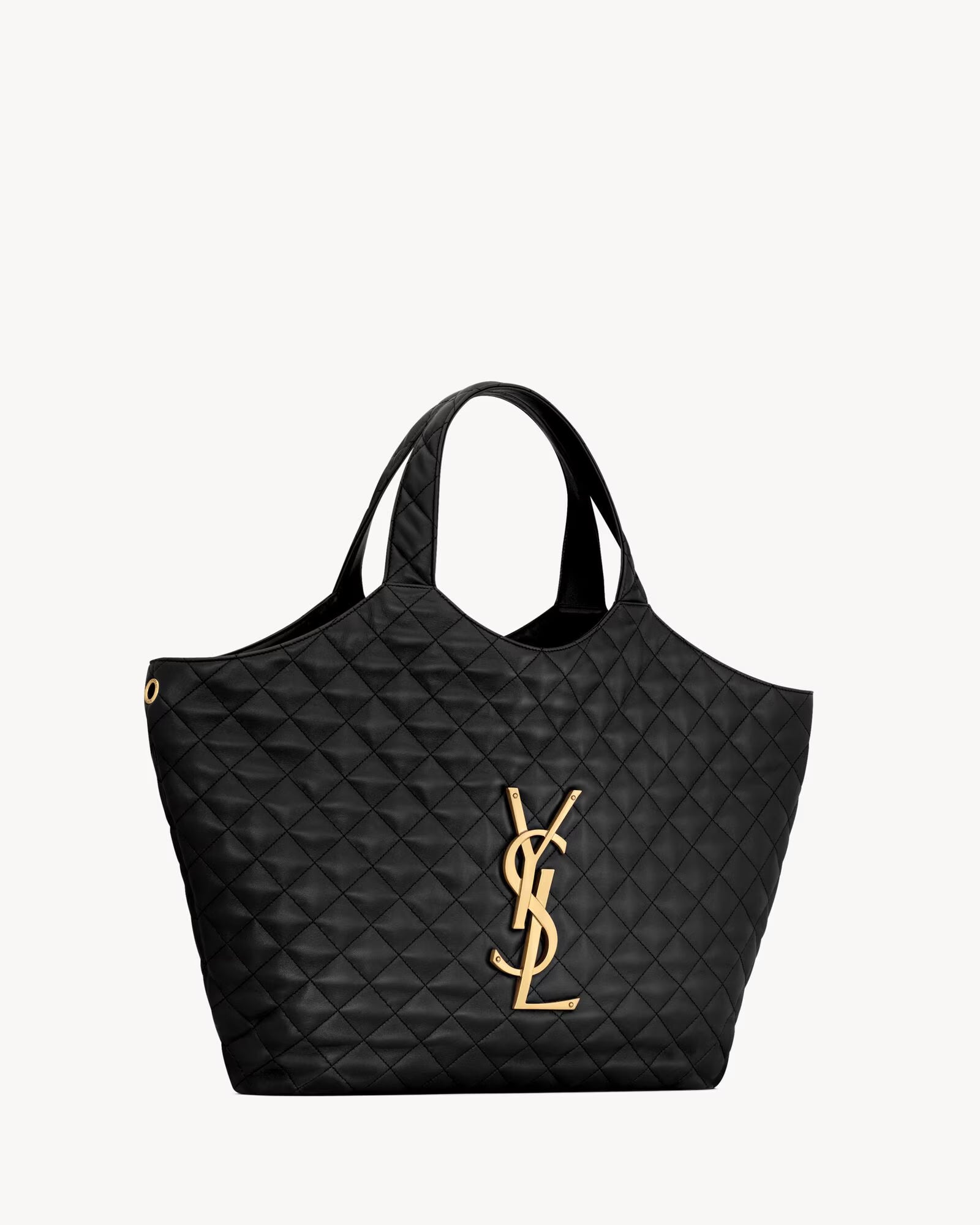 YSL ICARE IN QUILTED LAMBSKIN