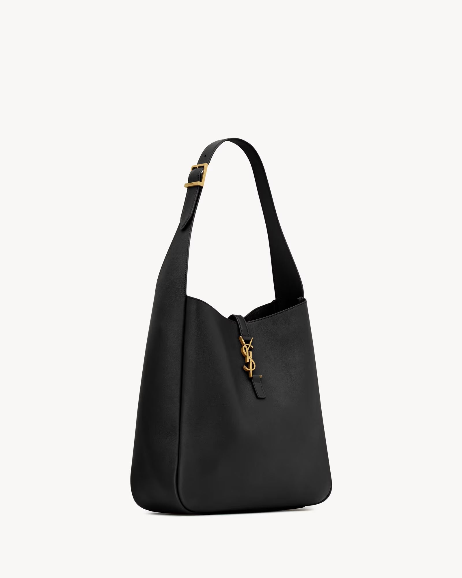 YSL LE 5 À 7 SUPPLE LARGE IN GRAINED LEATHER