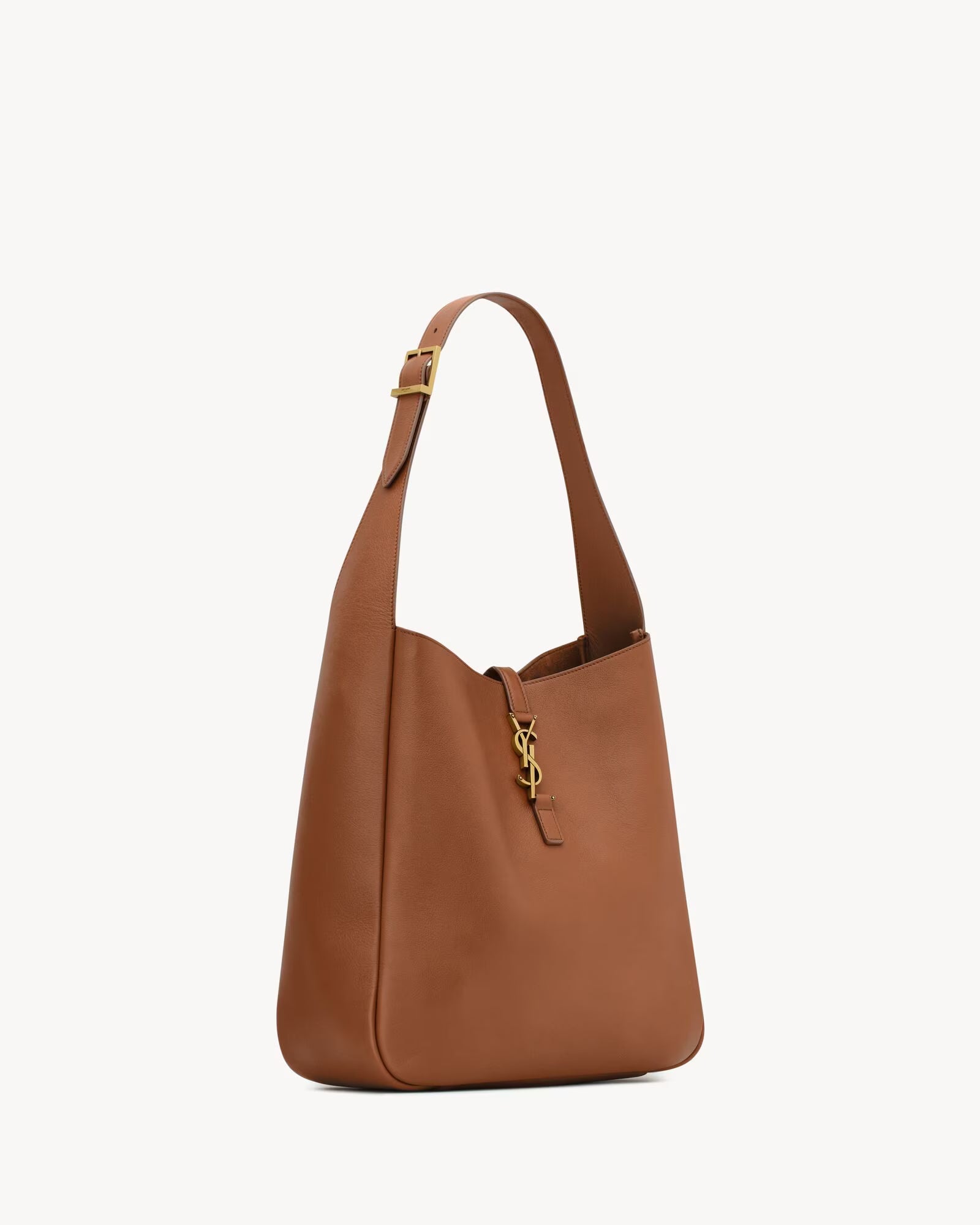 YSL LE 5 À 7 SUPPLE LARGE IN GRAINED LEATHER