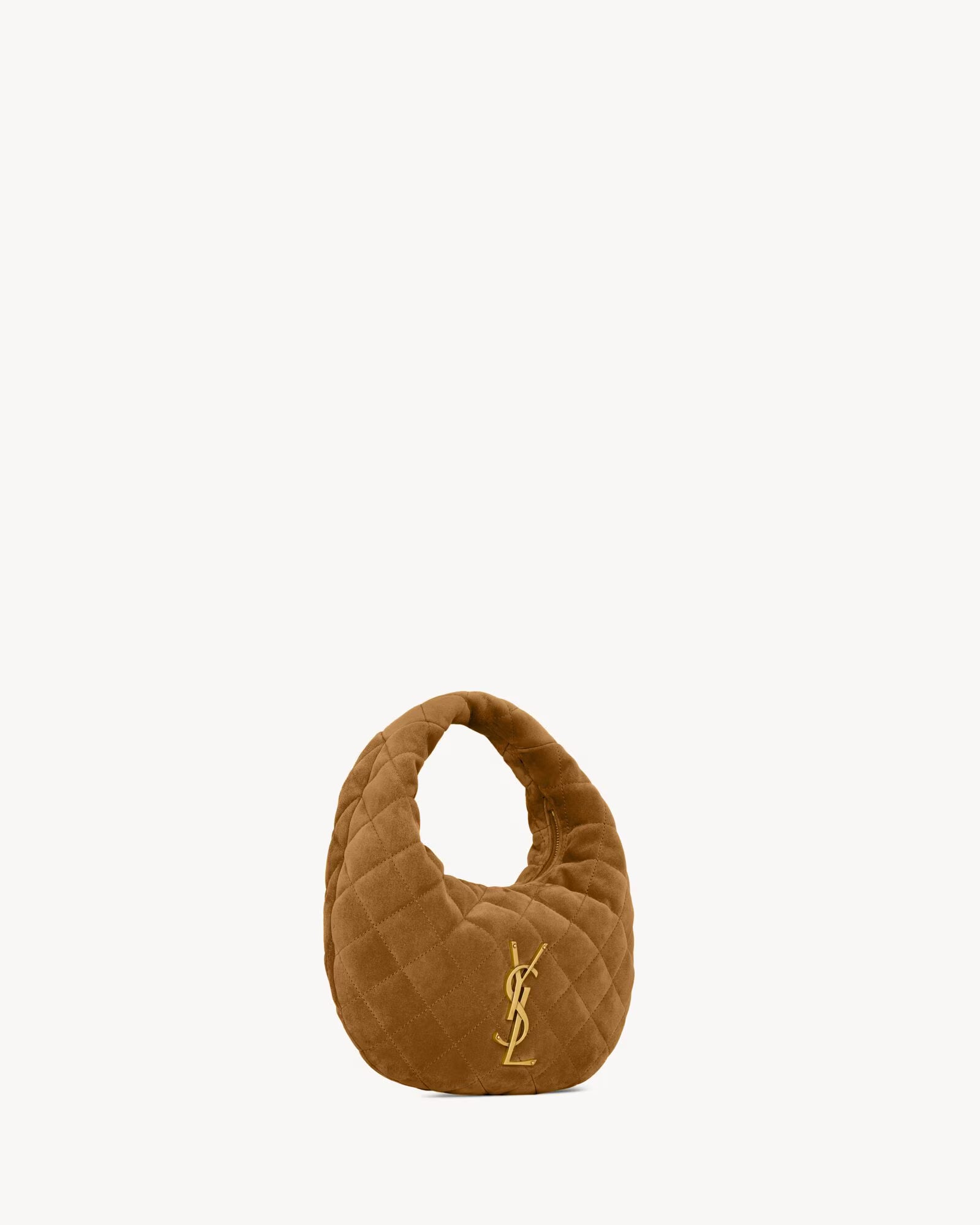 YSL ICARINO IN QUILTED SUEDE