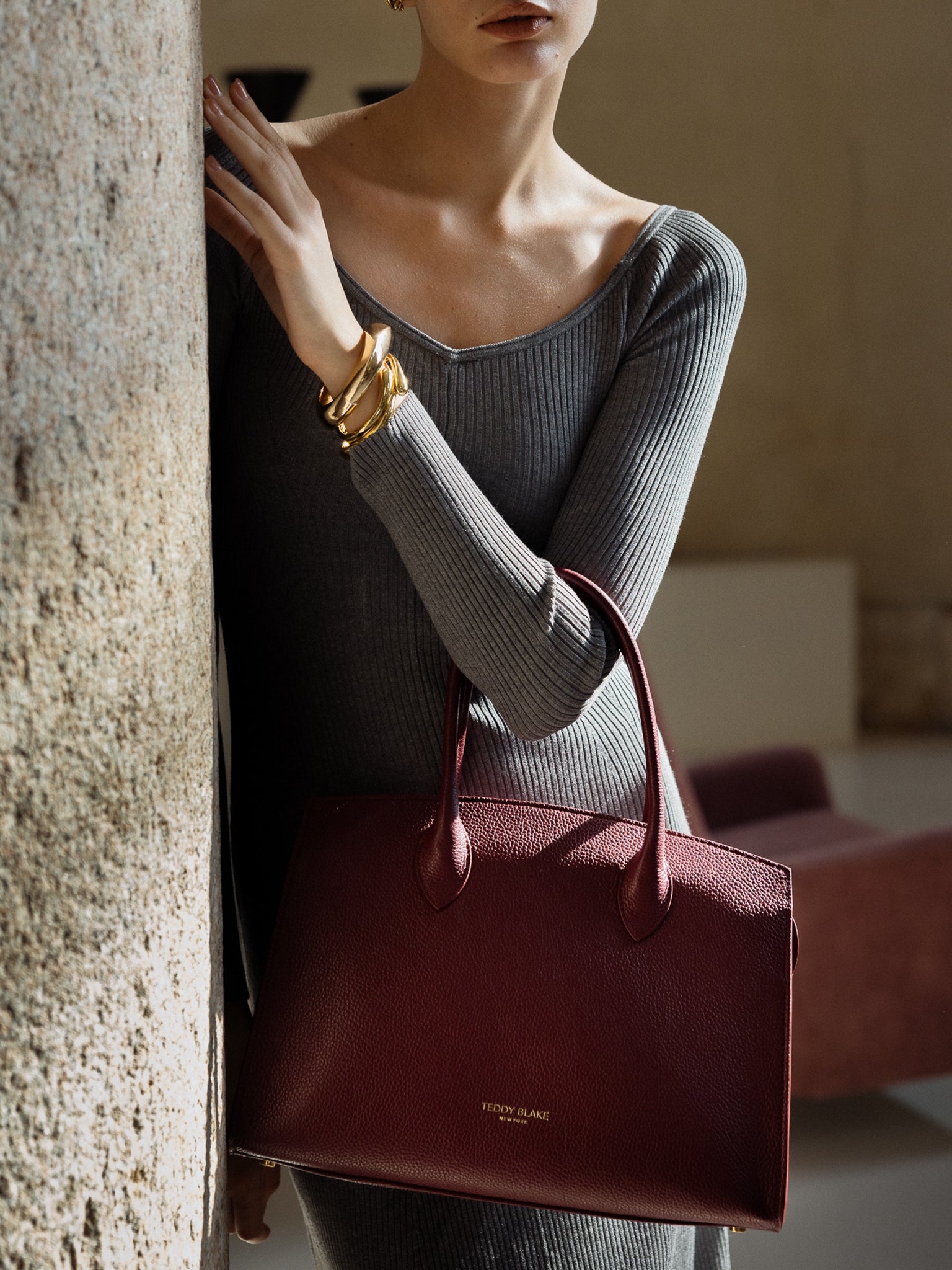 TEDDY BLAKE Claire Stampato 14" - Bordo