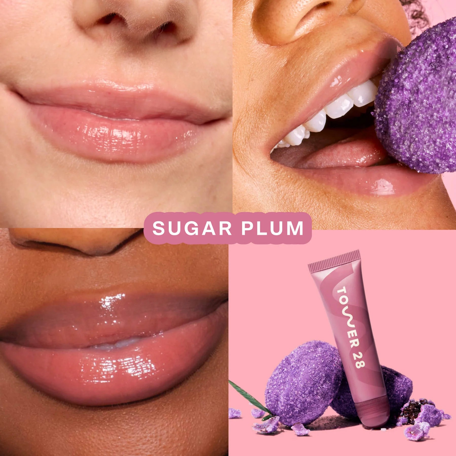tower 28 lipsoftie® lip treatment sugar plum