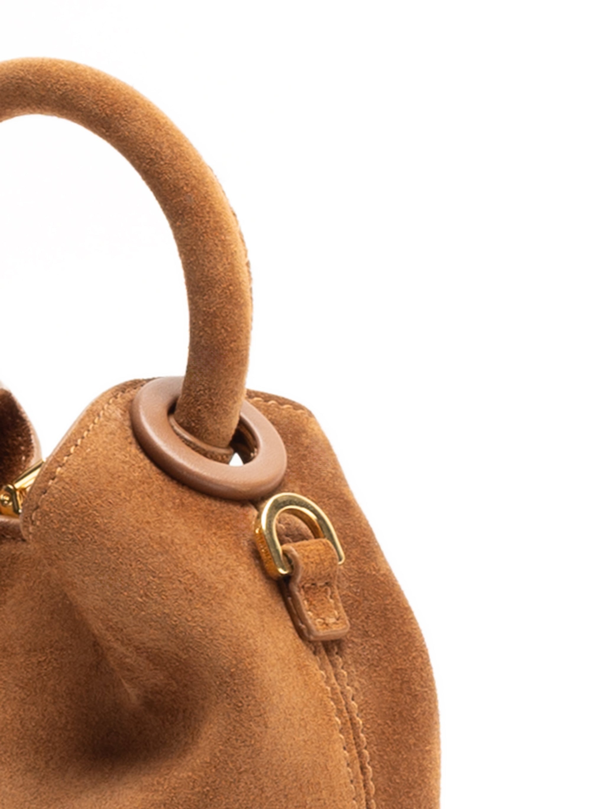 Elleme Madeleine Suede Cognac