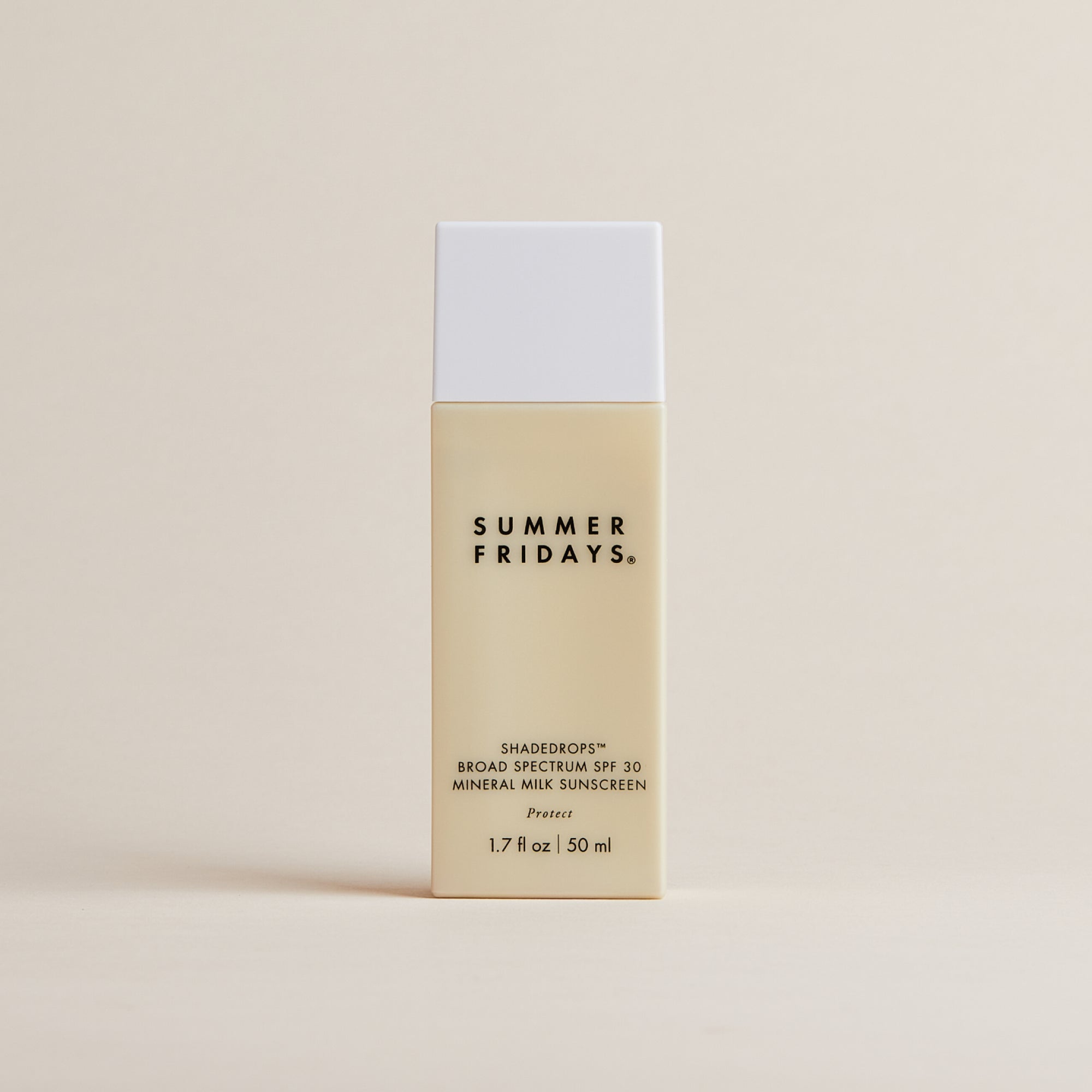 summer fridays shadedrops broad spectrum spf 30 mineral milk sunscreen