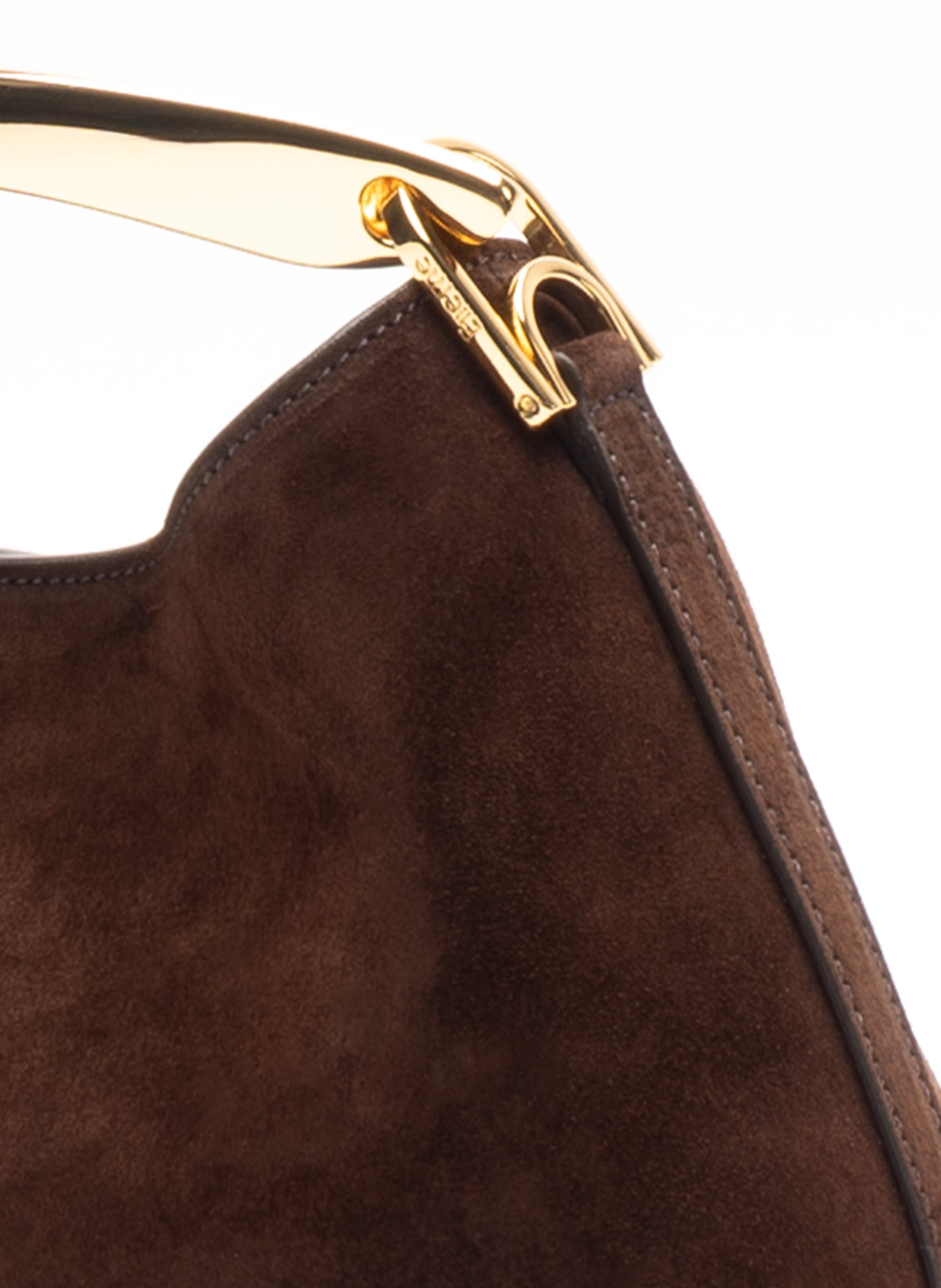 Elleme Mini Boomerang Suede Brownie