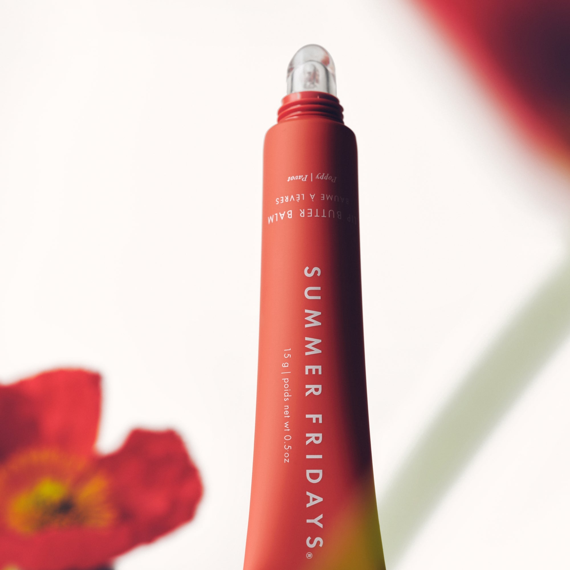 summer fridays lip butter balm poppy