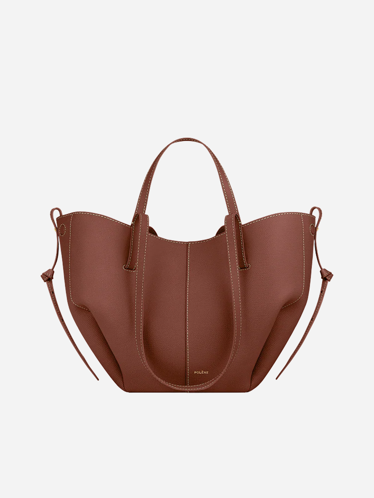 POLENE Cyme Mini - Textured Cognac