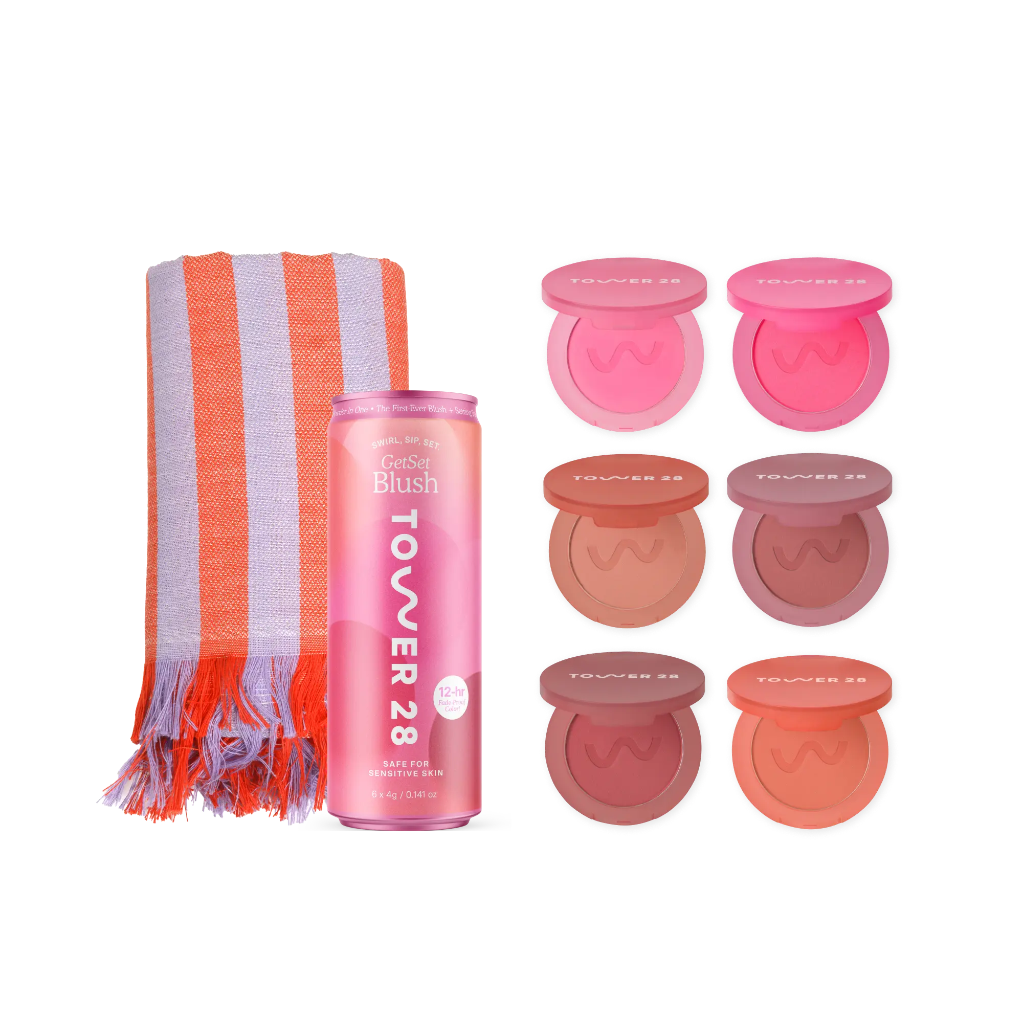 tower 28 getset® powder blush gift set