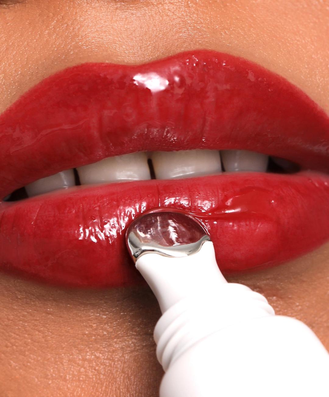 refy lip gloss red