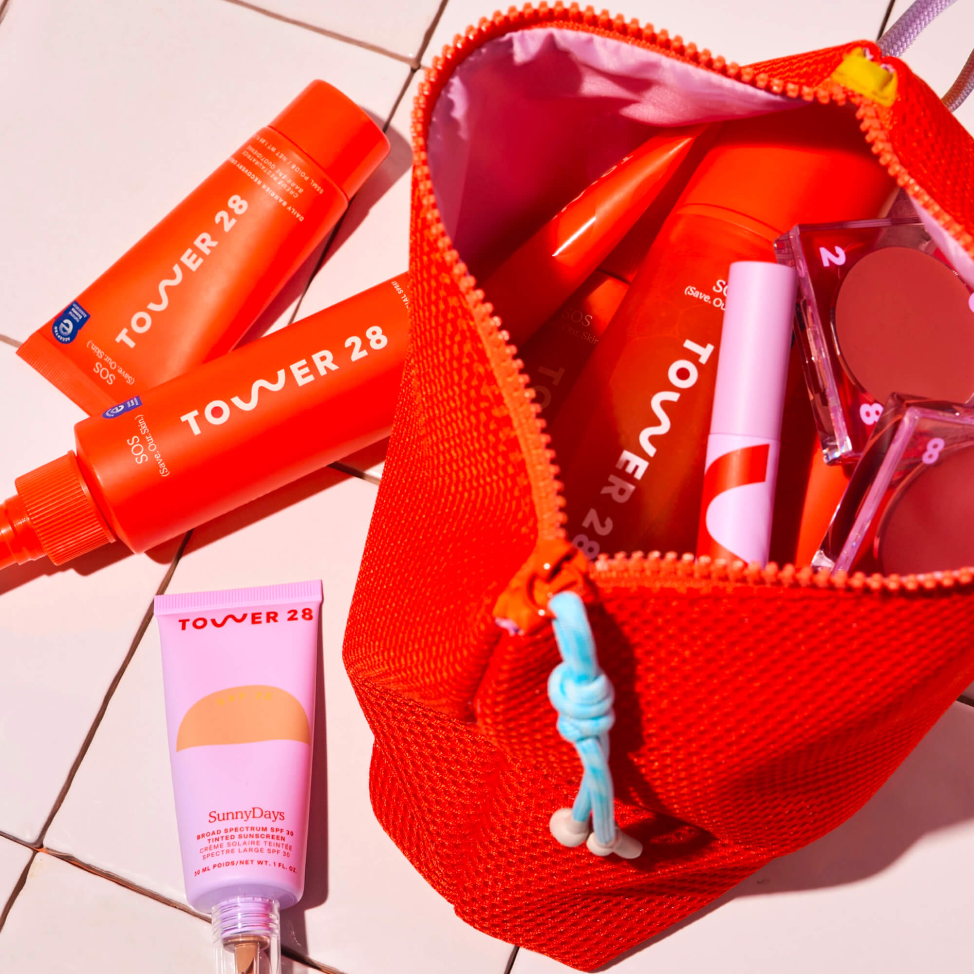 tower 28 sos (store. our. stuff.) makeup bag
