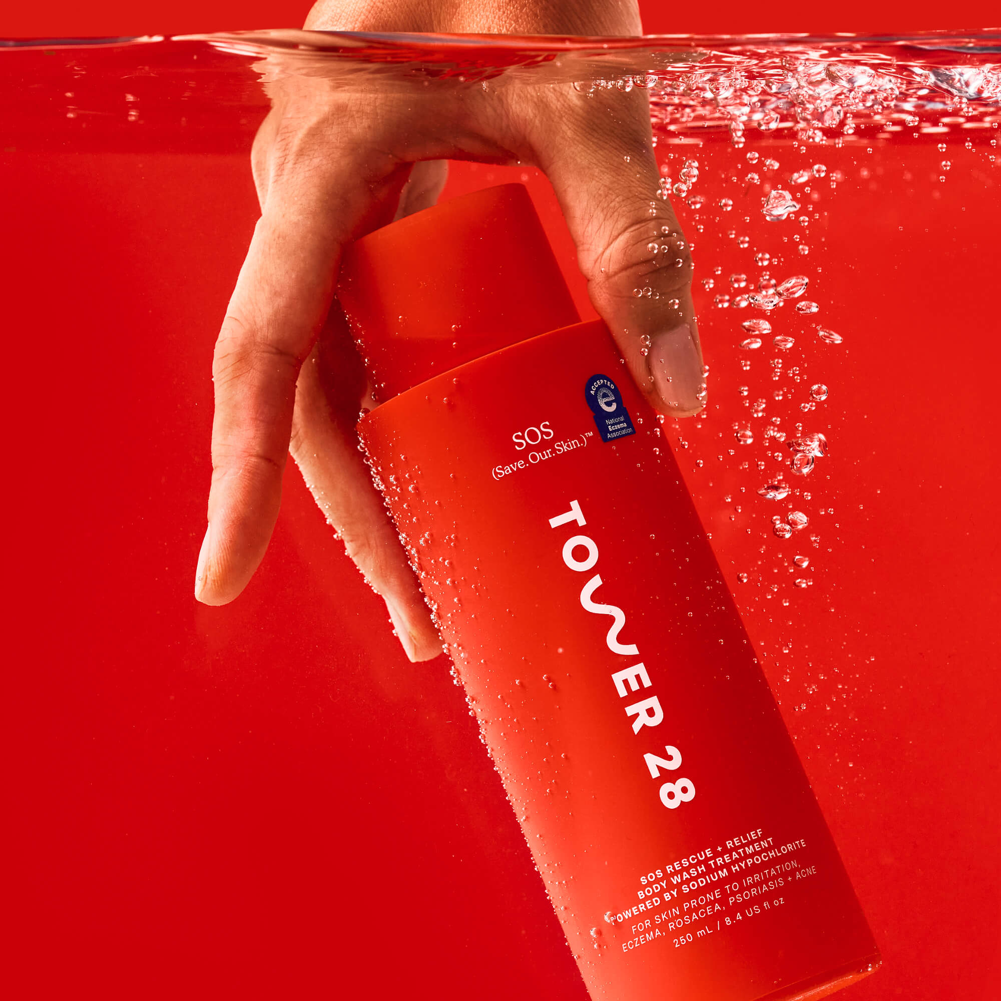 tower 28 sos rescue + relief body wash treatment