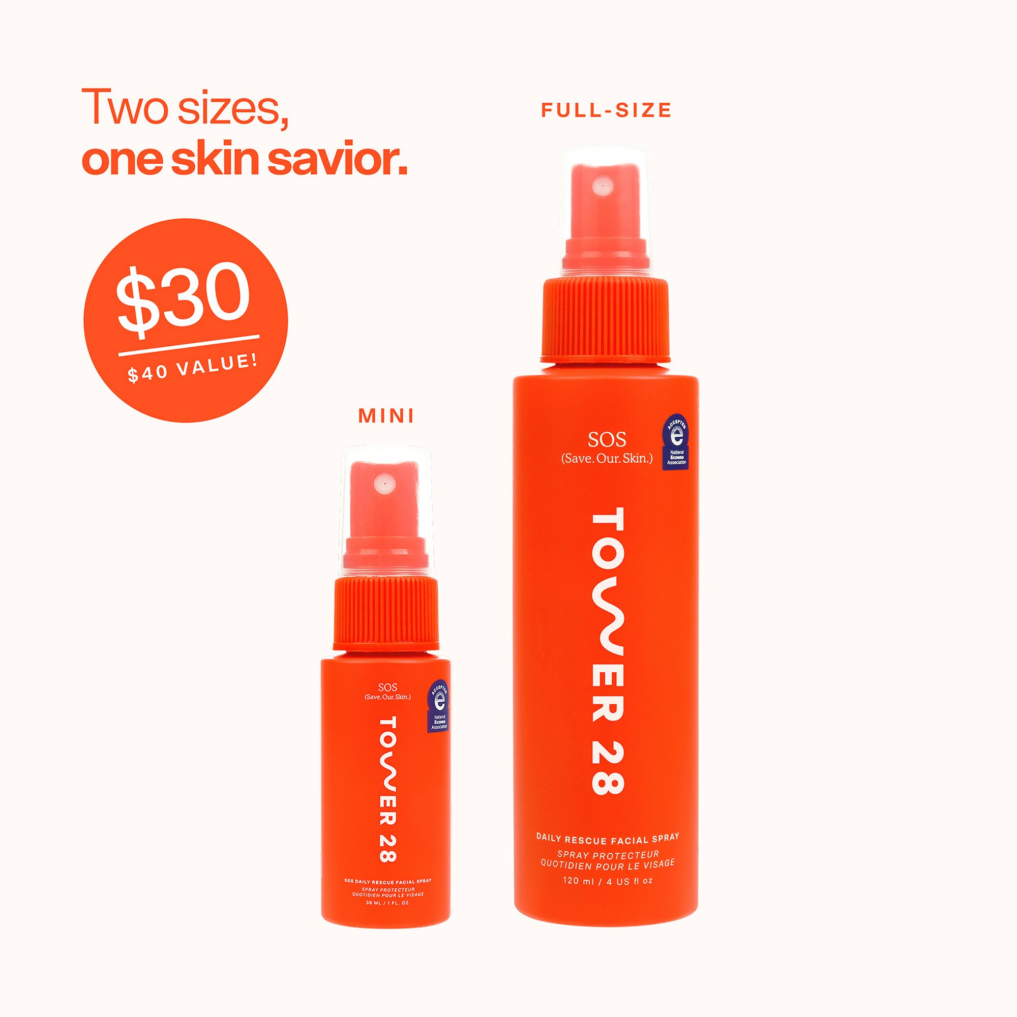 tower 28 sos daily rescue spray duo
