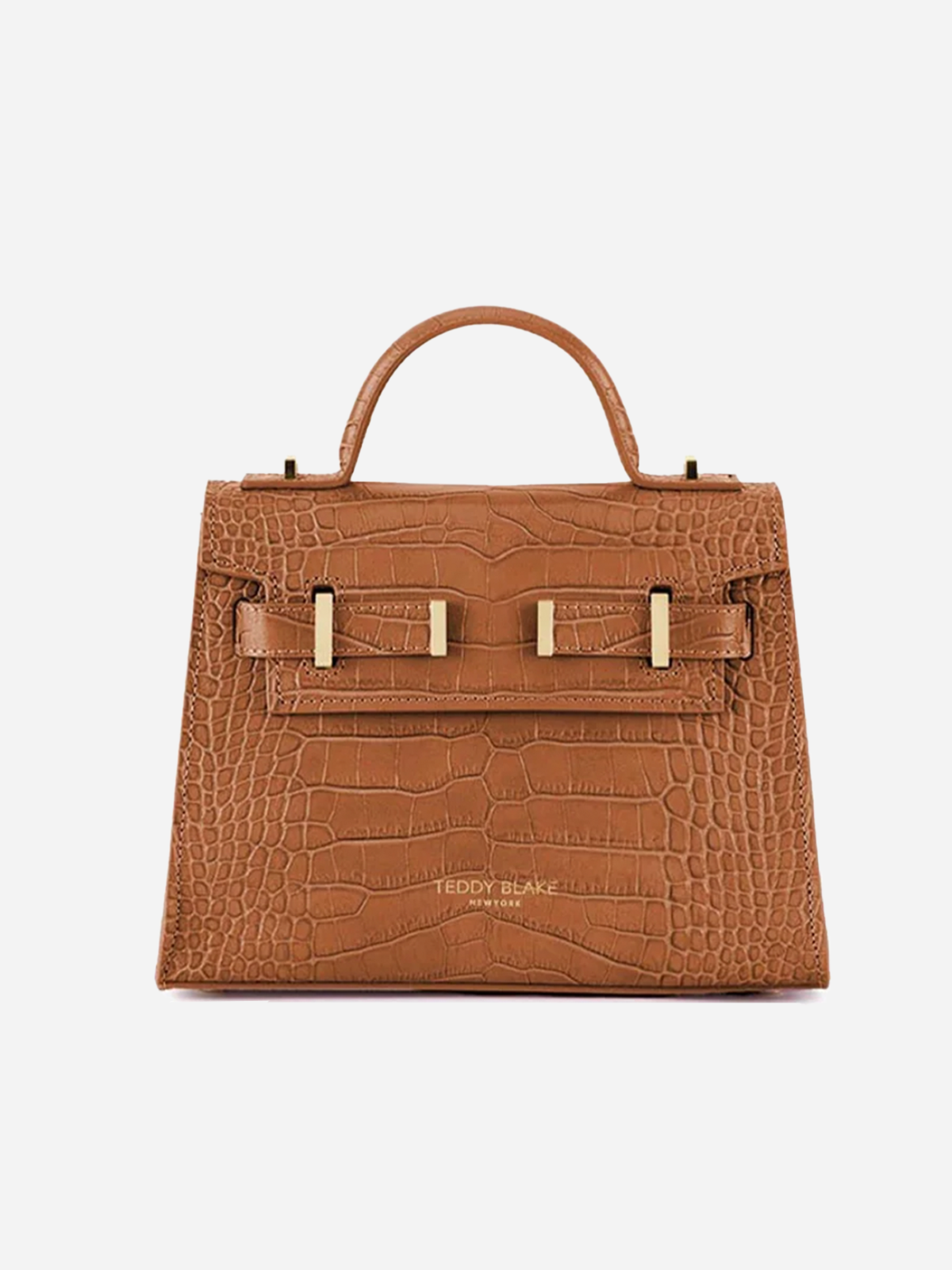 TEDDY BLAKE Ava Croco  9" - Camel Brown