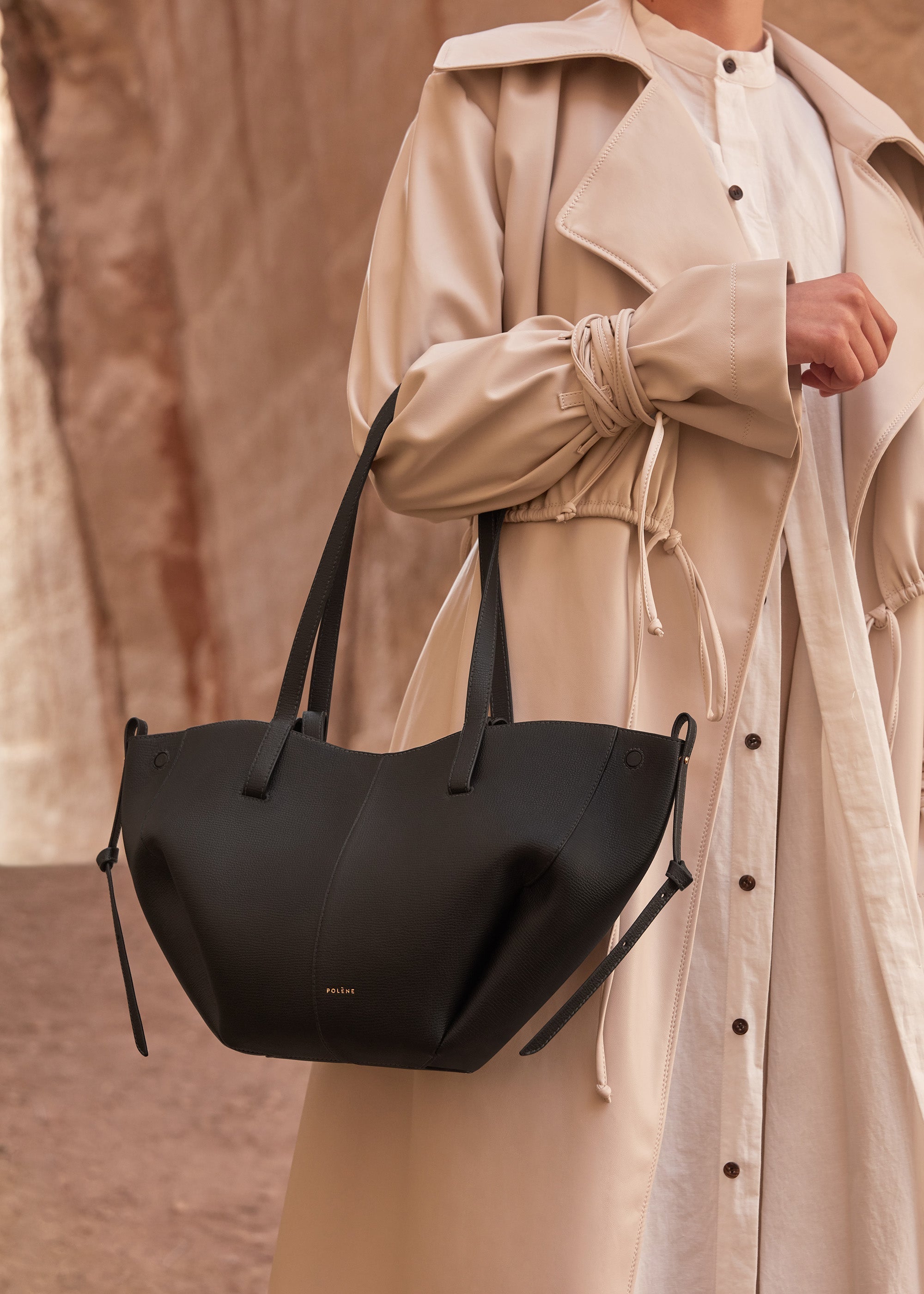 POLENE Cyme Mini - Textured Black