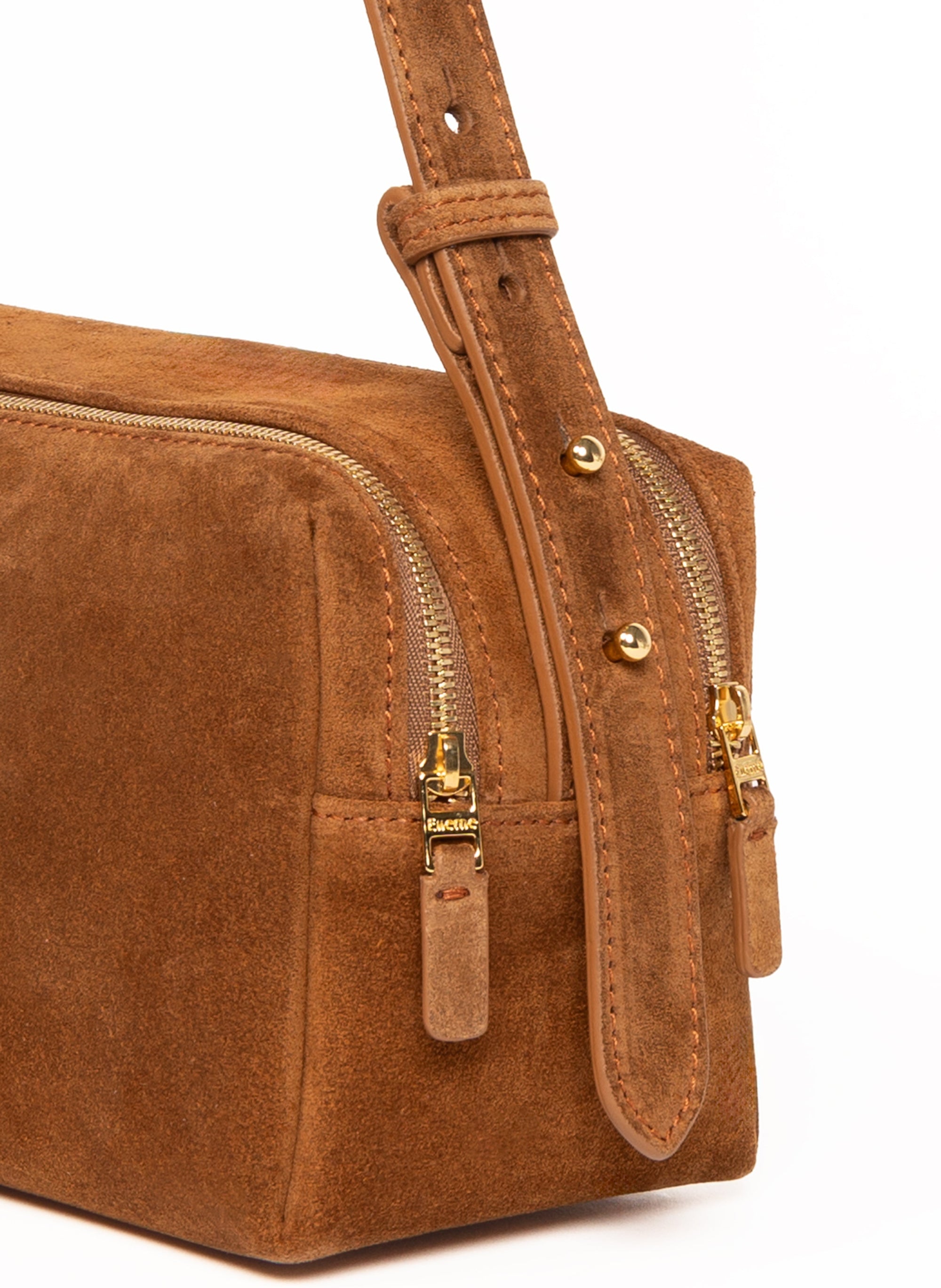 Elleme Trousse Suede Cognac