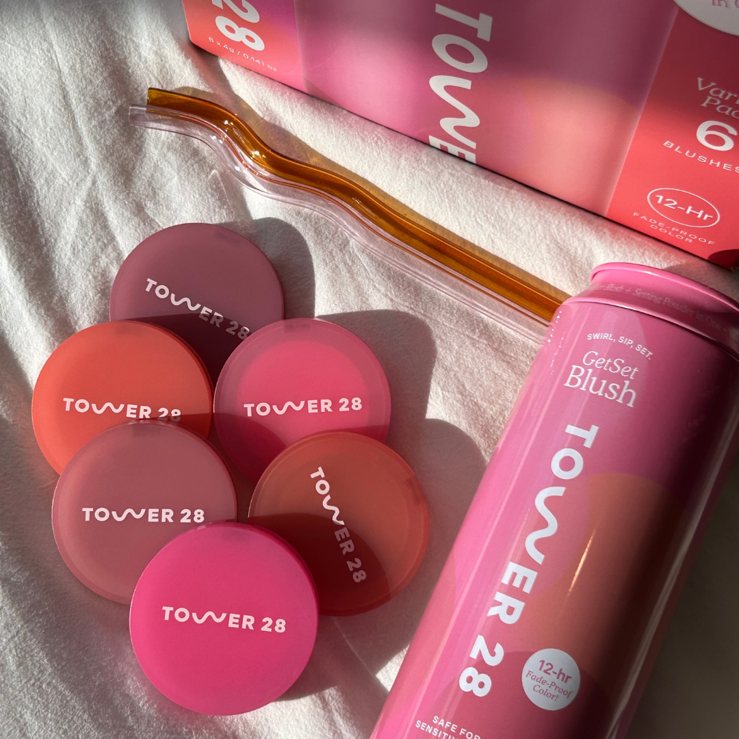 tower 28 getset® powder blush gift set