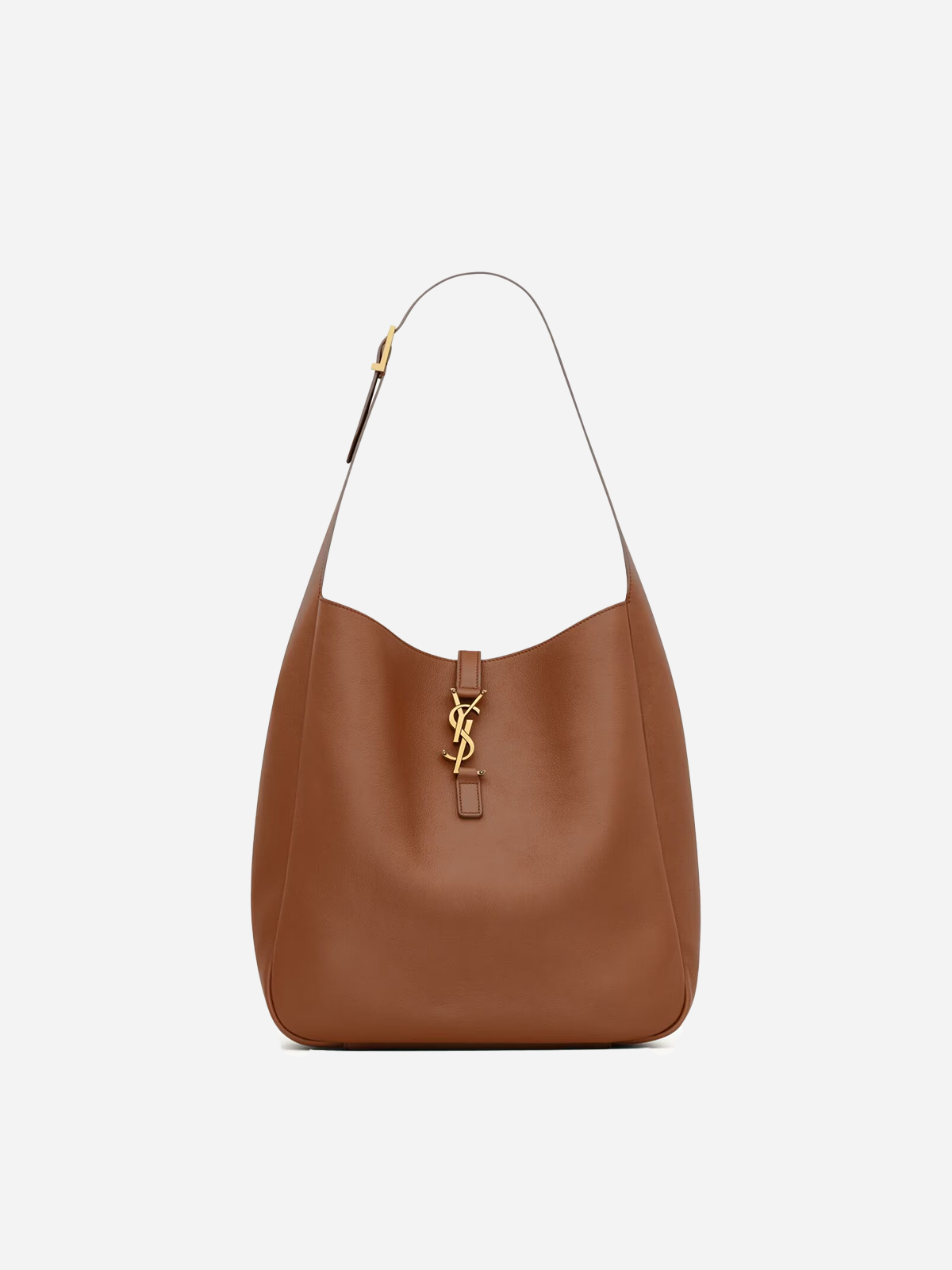 YSL LE 5 À 7 SUPPLE LARGE IN GRAINED LEATHER