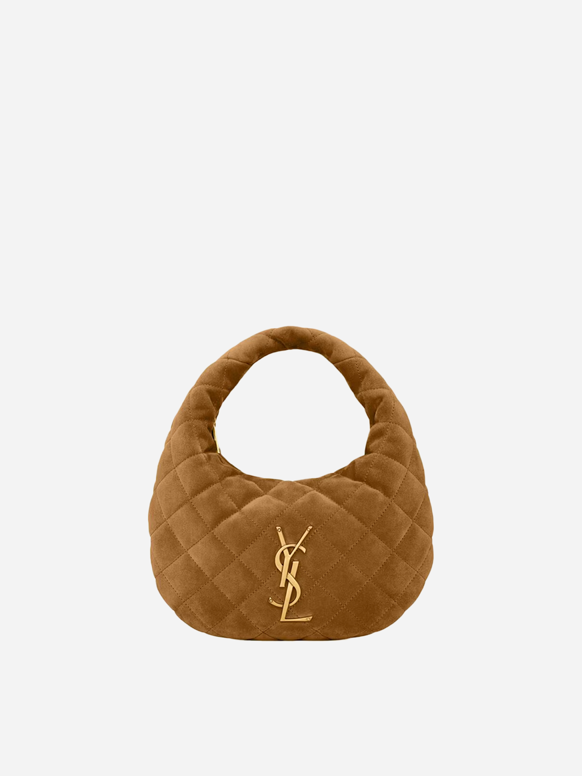YSL ICARINO IN QUILTED SUEDE