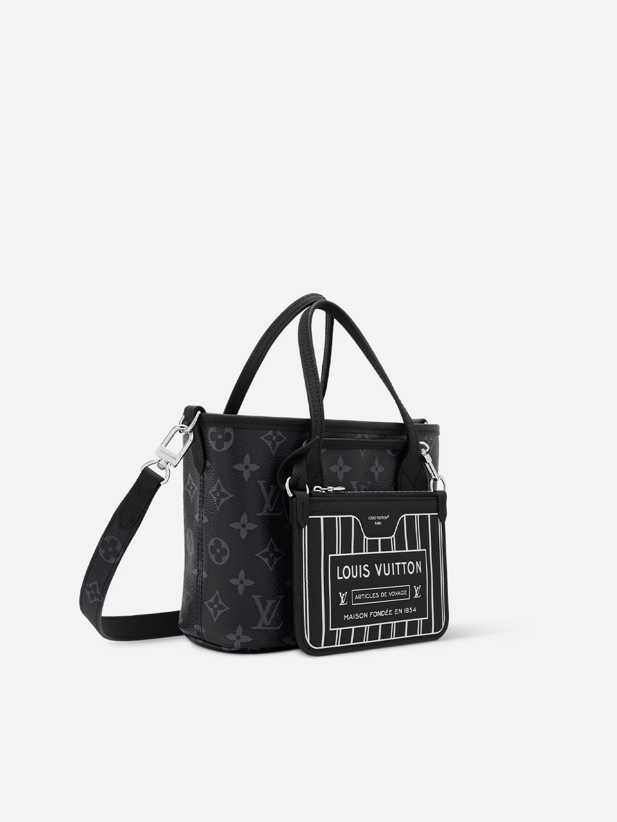 LOUIS VUITTON Neverfull Bandoulière Inside Out BB