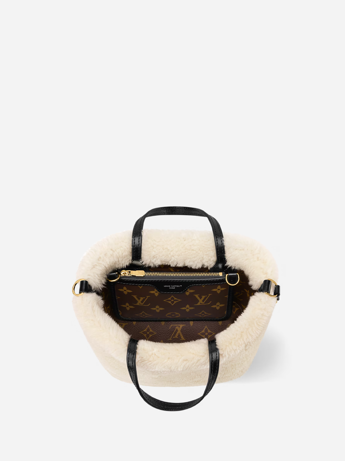 LOUIS VUITTON Neverfull Bandoulière Inside Out BB