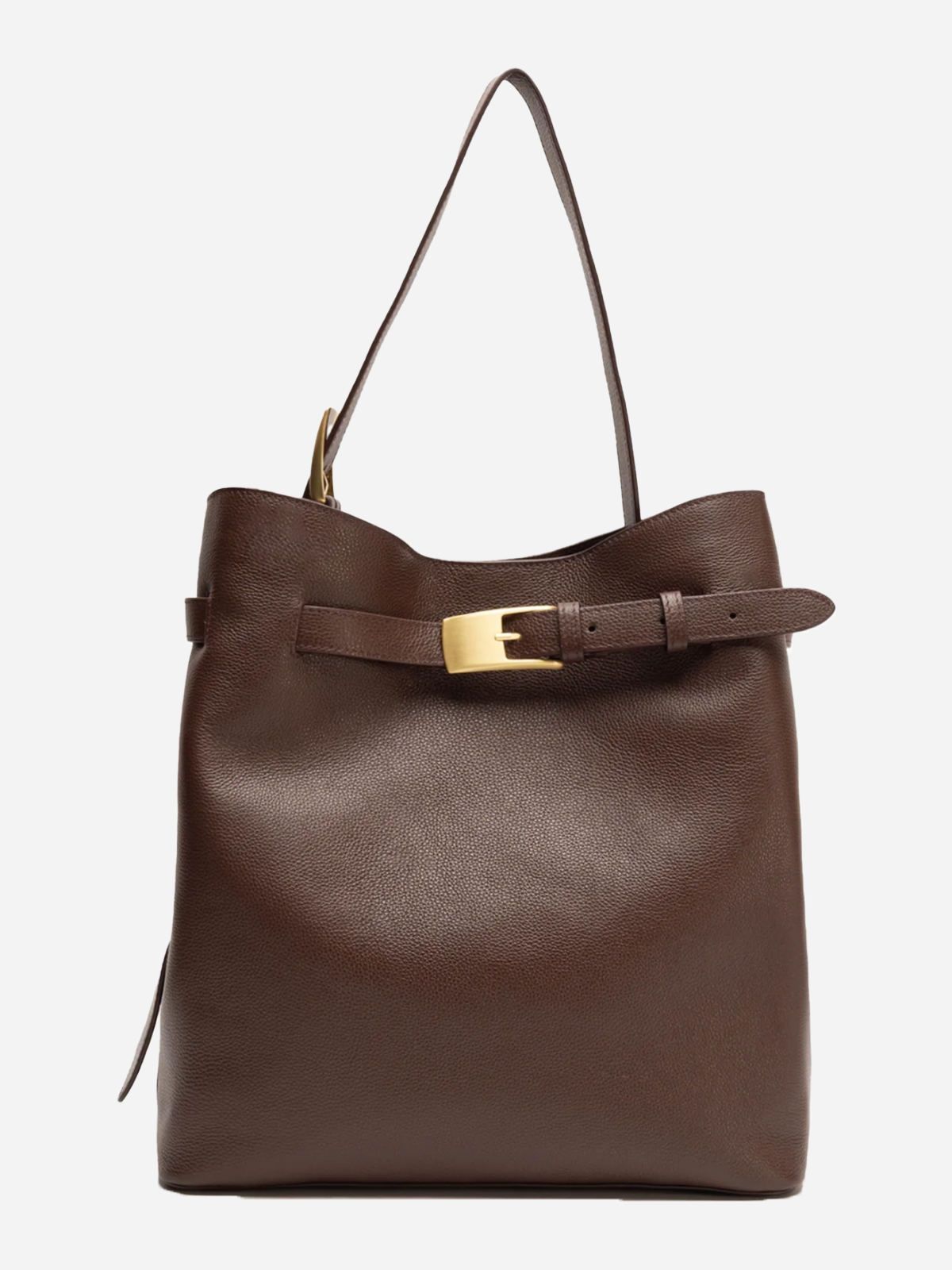 Elleme Belt Bag Pebbled Leather Dark Brown