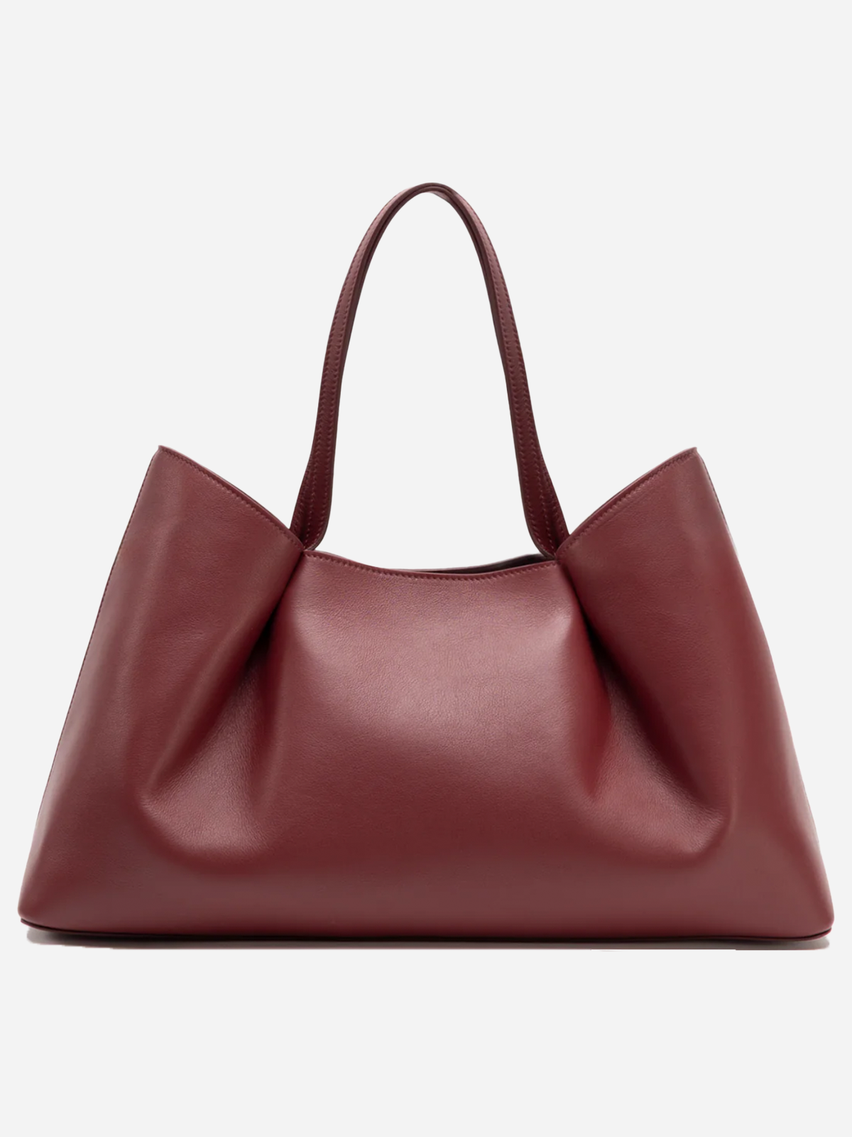 Elleme Dimple Tote Leather Burgundy