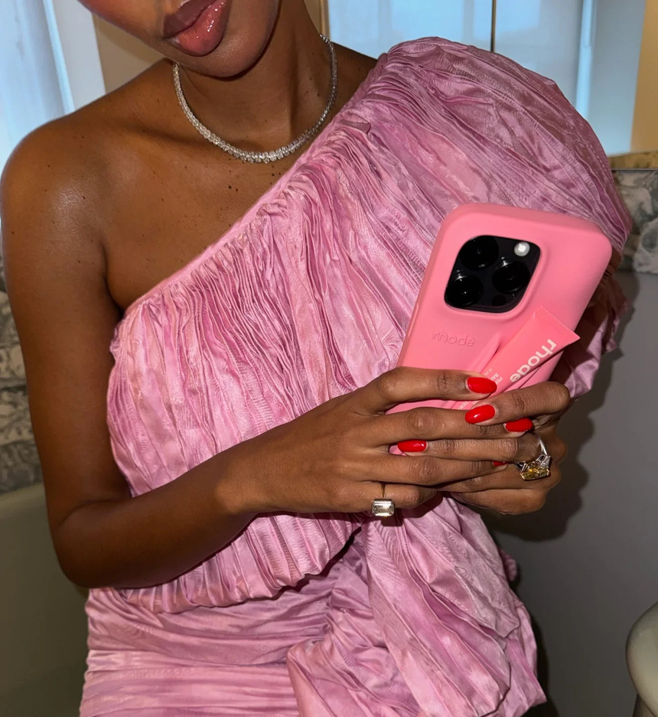 rhode lip case sweet pea