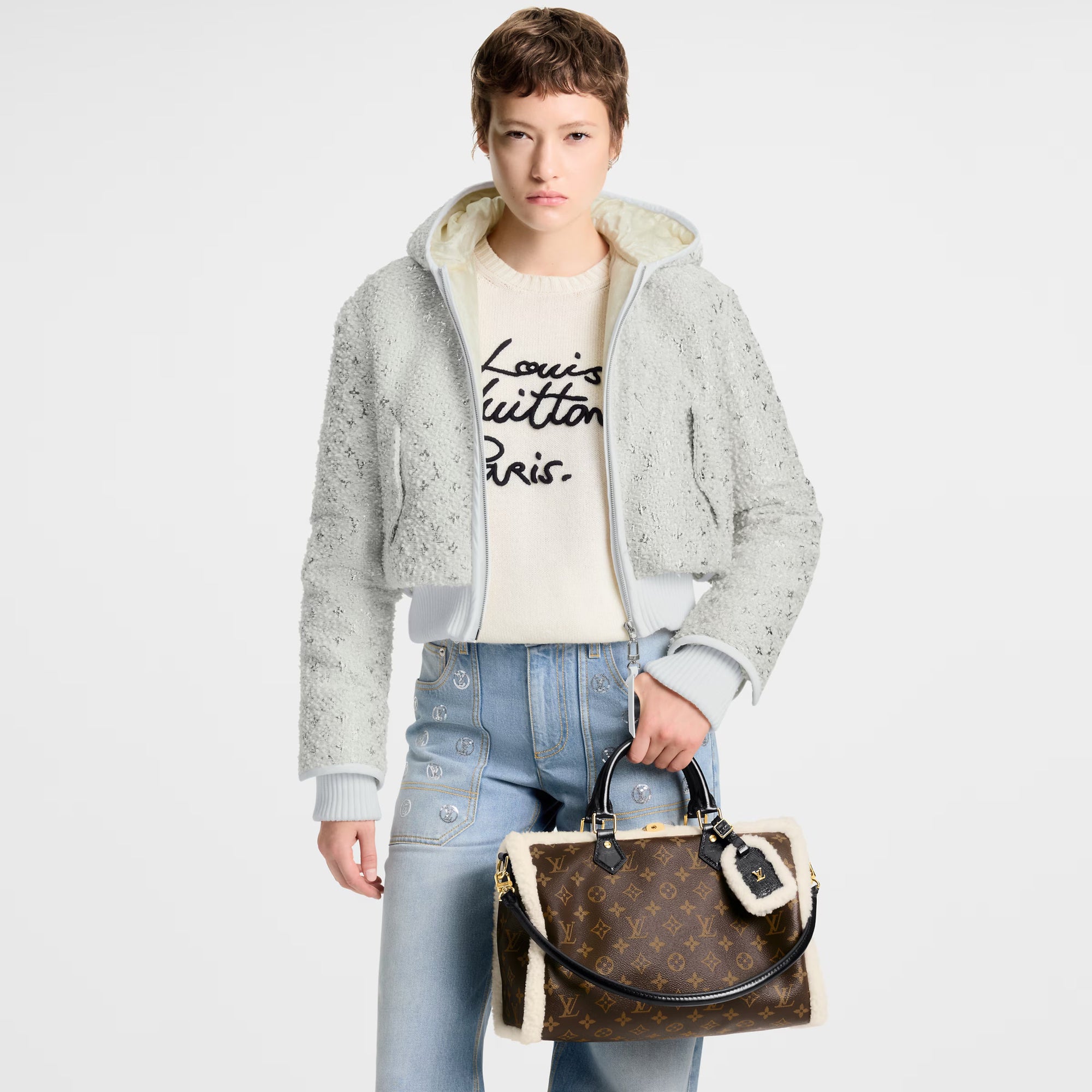 LOUIS VUITTON Speedy Soft 30 Teddy