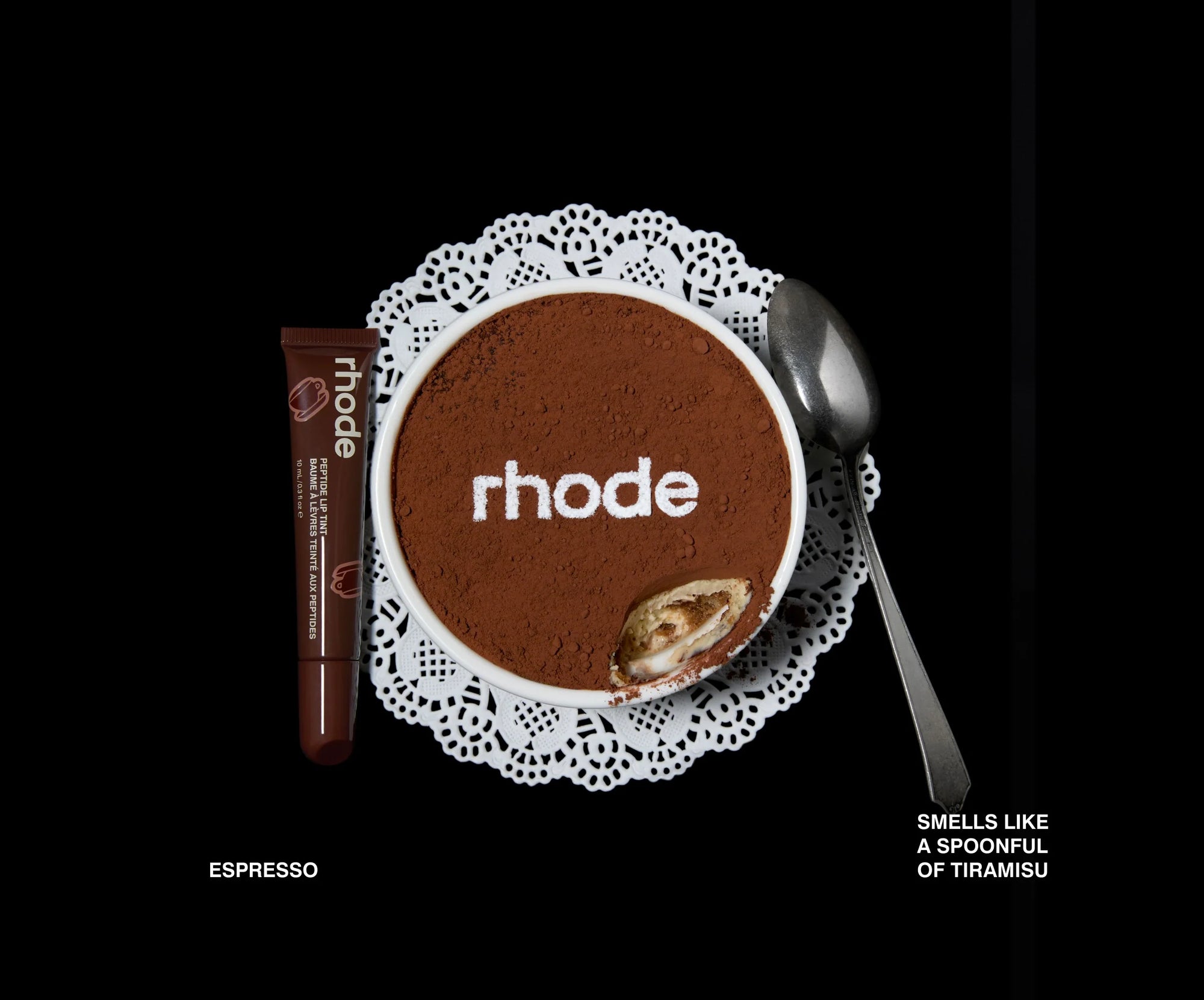 rhode scented peptide lip tint espresso limited edition