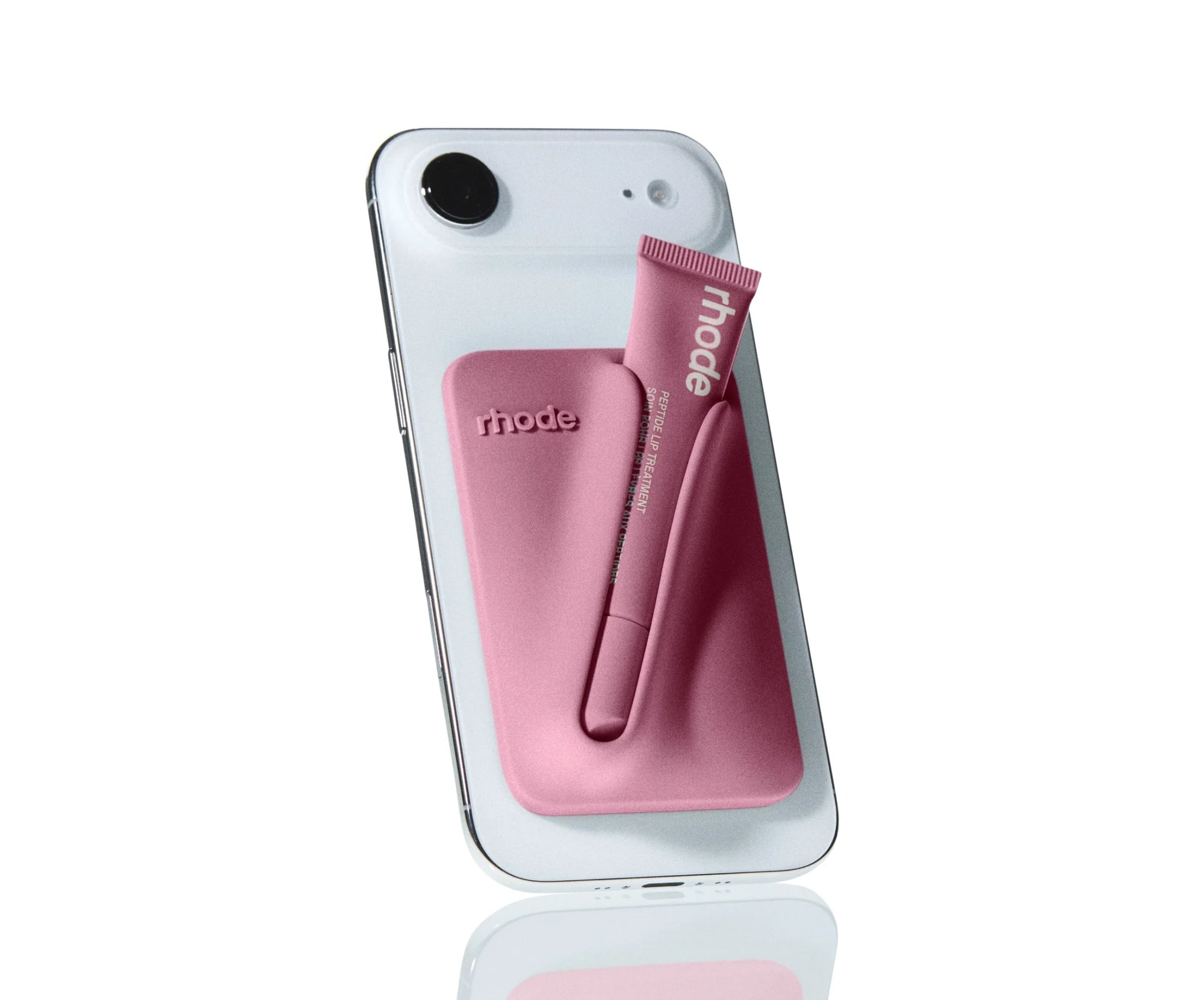 rhode snap-on lip case pretzel – blush