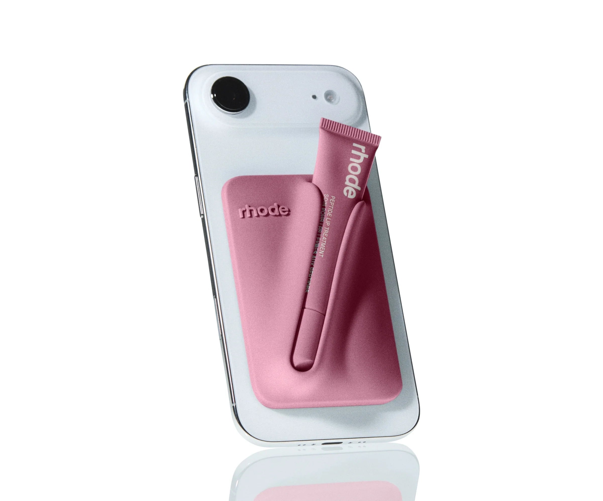 rhode snap-on lip case pretzel – blush