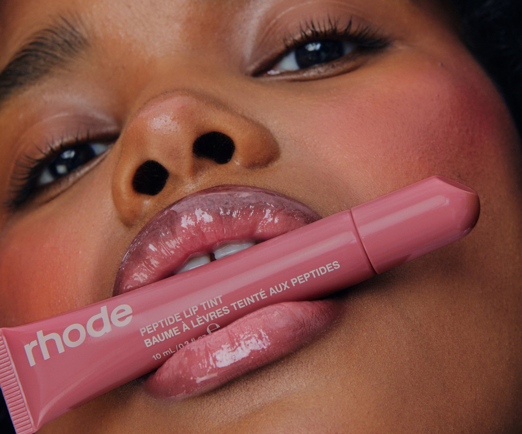rhode peptide lip tint salty tan