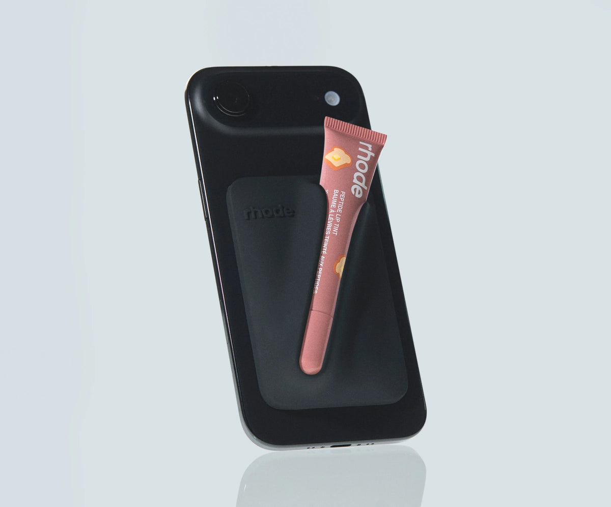 rhode snap-on lip case - black – blush rhode snap-on lip case - black – blush